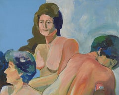 Three Poses - Nude Figure Study by Patricia Gren Hayes