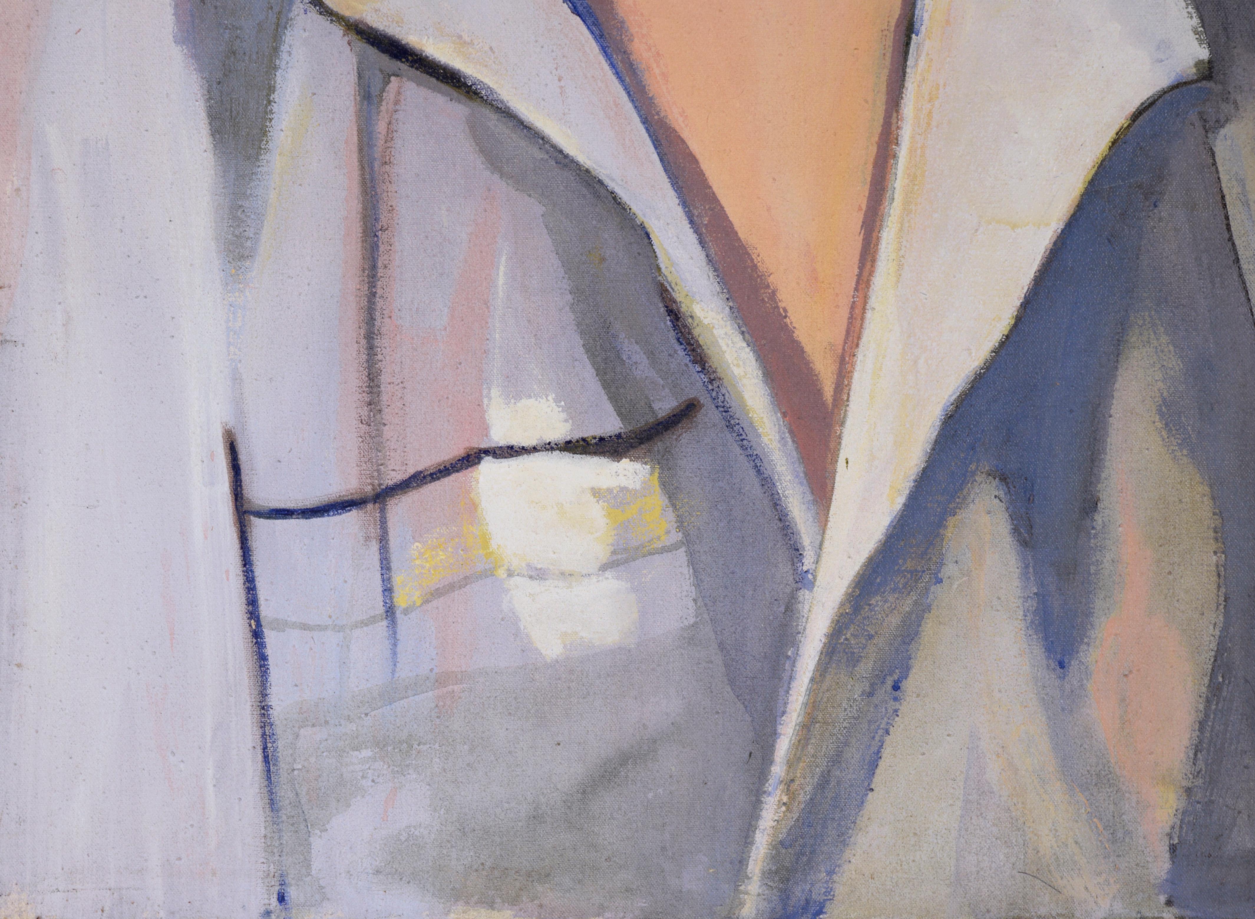 Mujer al sol de la mañana - Retrato a gran escala en óleo sobre lienzo en venta 2