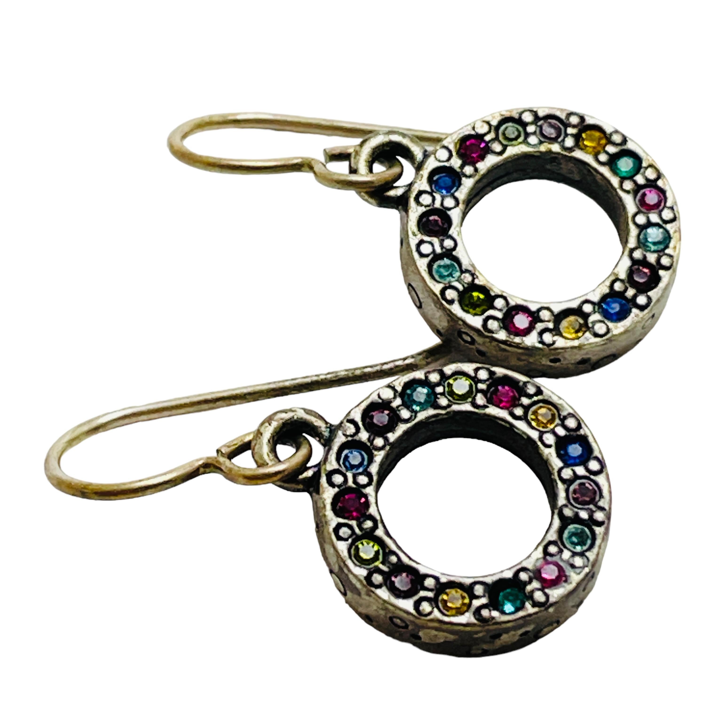 DETAILS

• signed PATRICIA LOCKE    

• silver tone with rhinestones

• vintage designer earrings  

MEASUREMENTS  

• 

CONDITION

•  very good vintage condition with minimal signs of wear 

 Sku 40

❤️❤️  VINTAGE DESIGNER JEWELRY ❤️❤️

❤️❤️ 