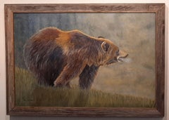 Mountain Man (Grizzly), Painting, Acrylic on Canvas