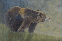 Mountain Man (Grizzly), Painting, Acrylic on Canvas