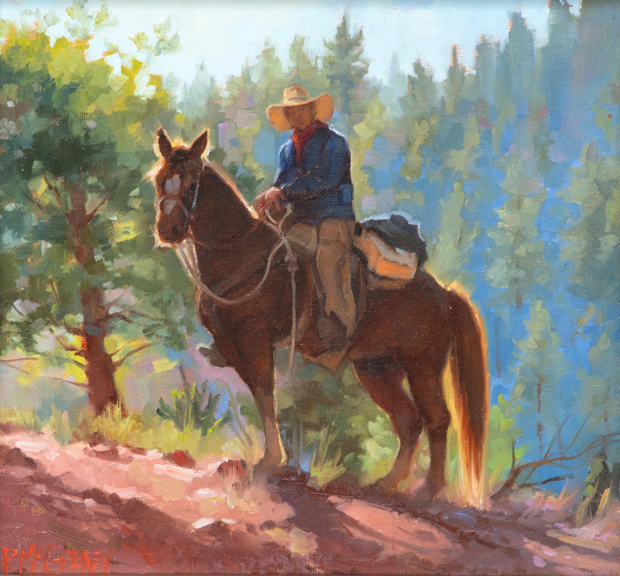 Fabricado en EE.UU. - Painting Realista de Patricia McGeeney