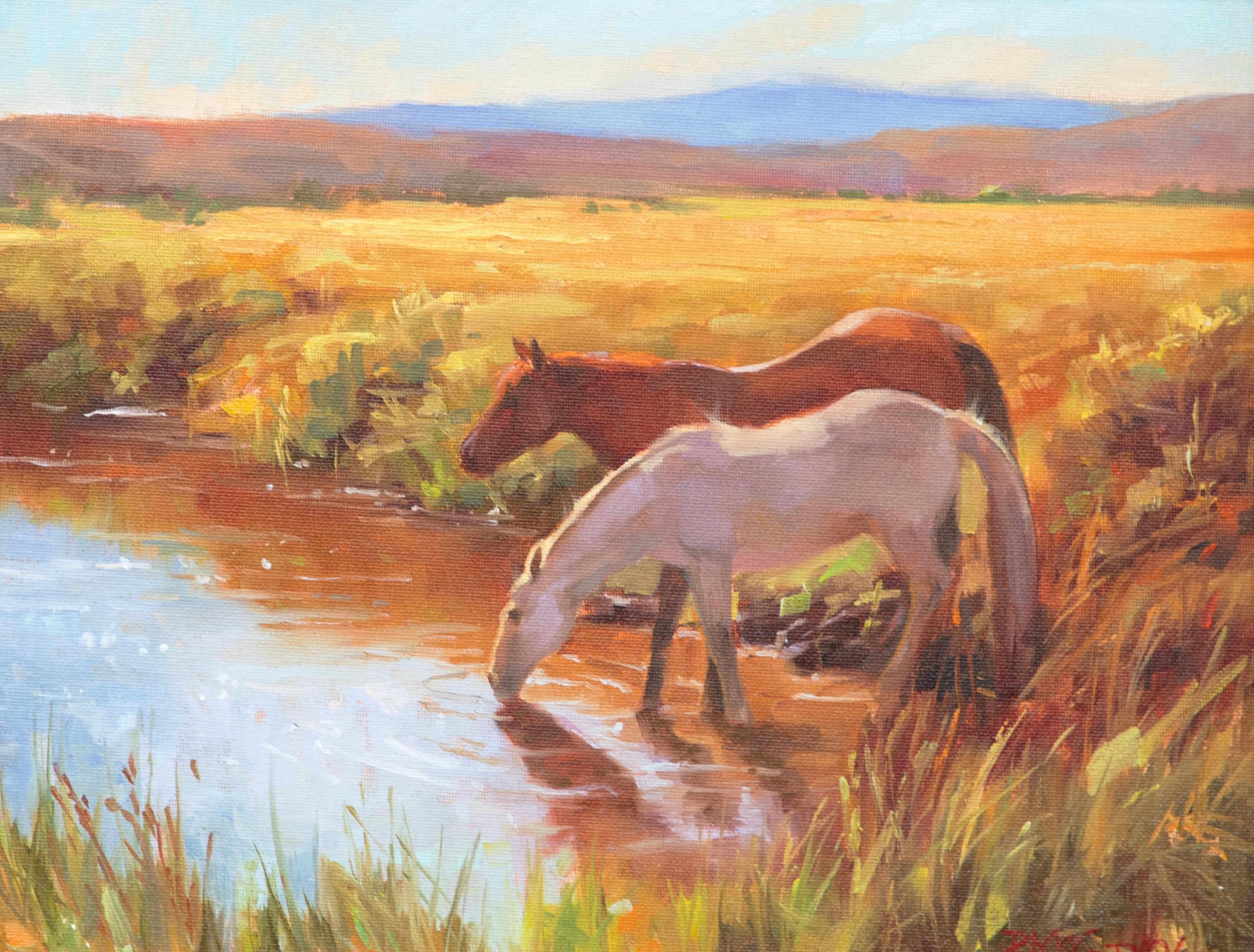 Acque di raffreddamento - Painting Realismo di Patricia McGeeney