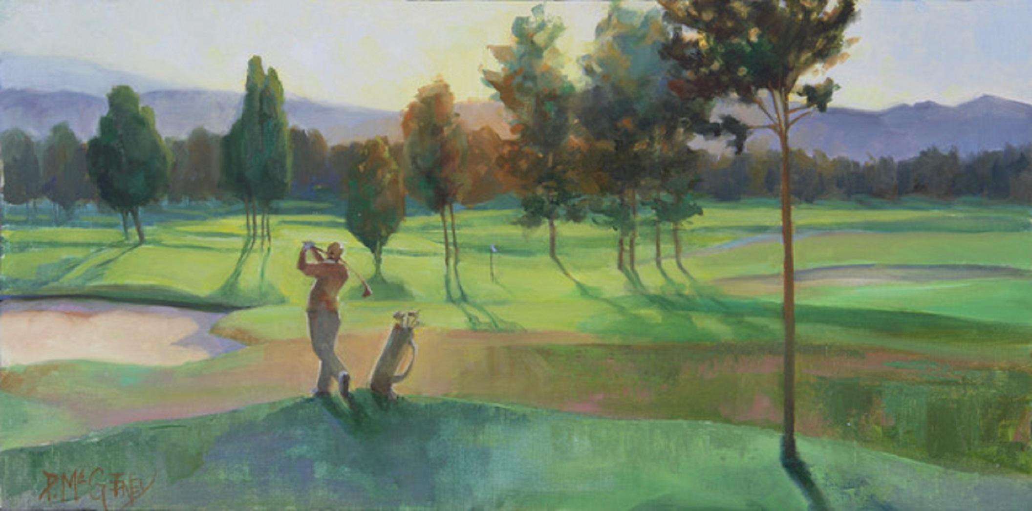 High Tee - Realist Painting by Patricia McGeeney