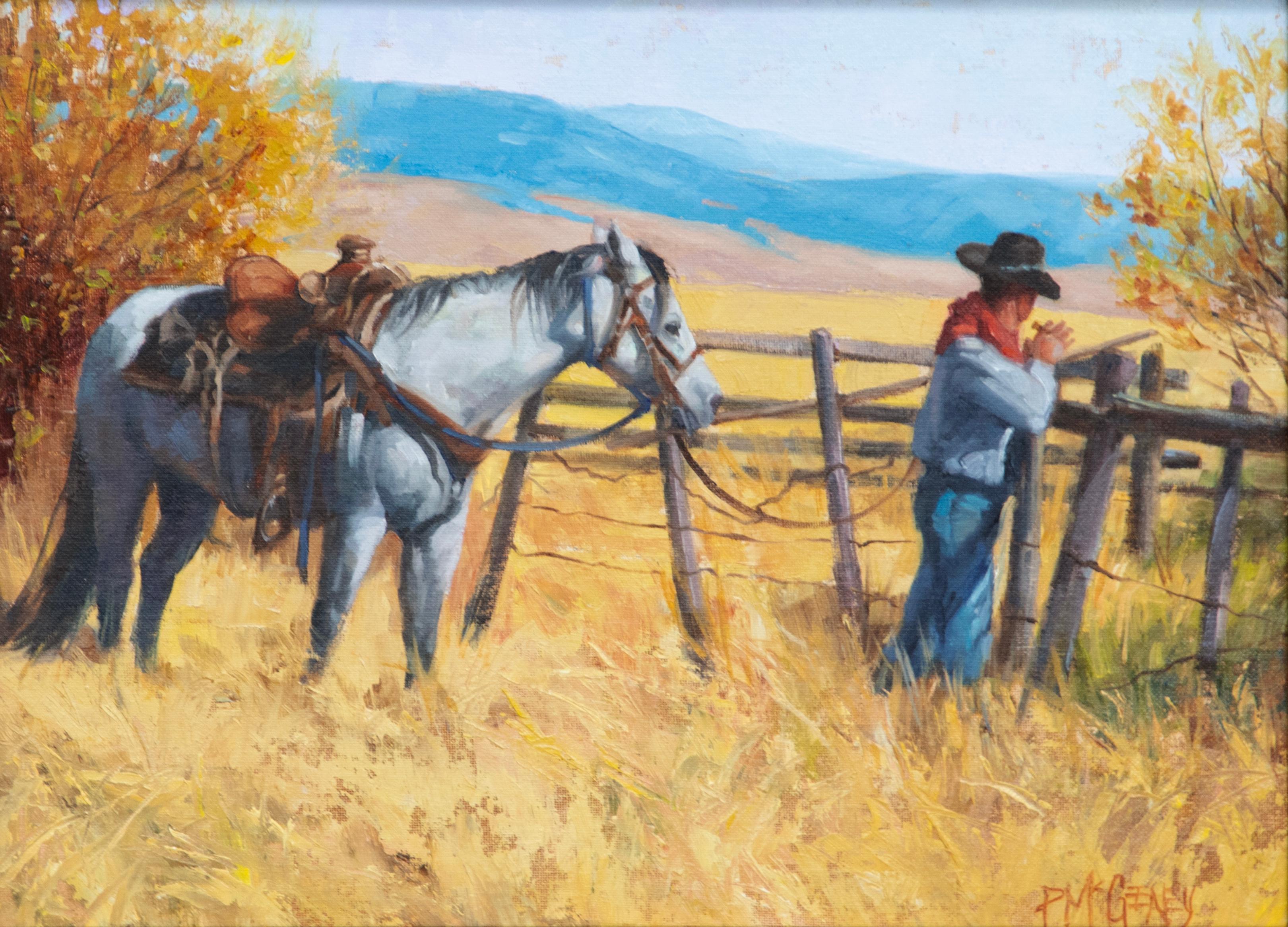 Auf dem Weg der Besserung (Realismus), Painting, von Patricia McGeeney