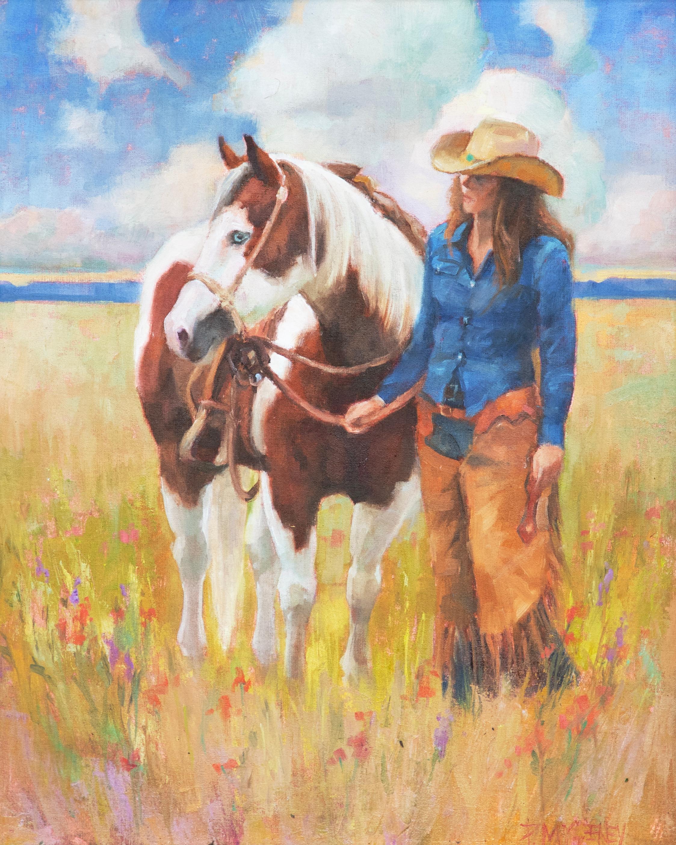Gemalte Damen (Realismus), Painting, von Patricia McGeeney