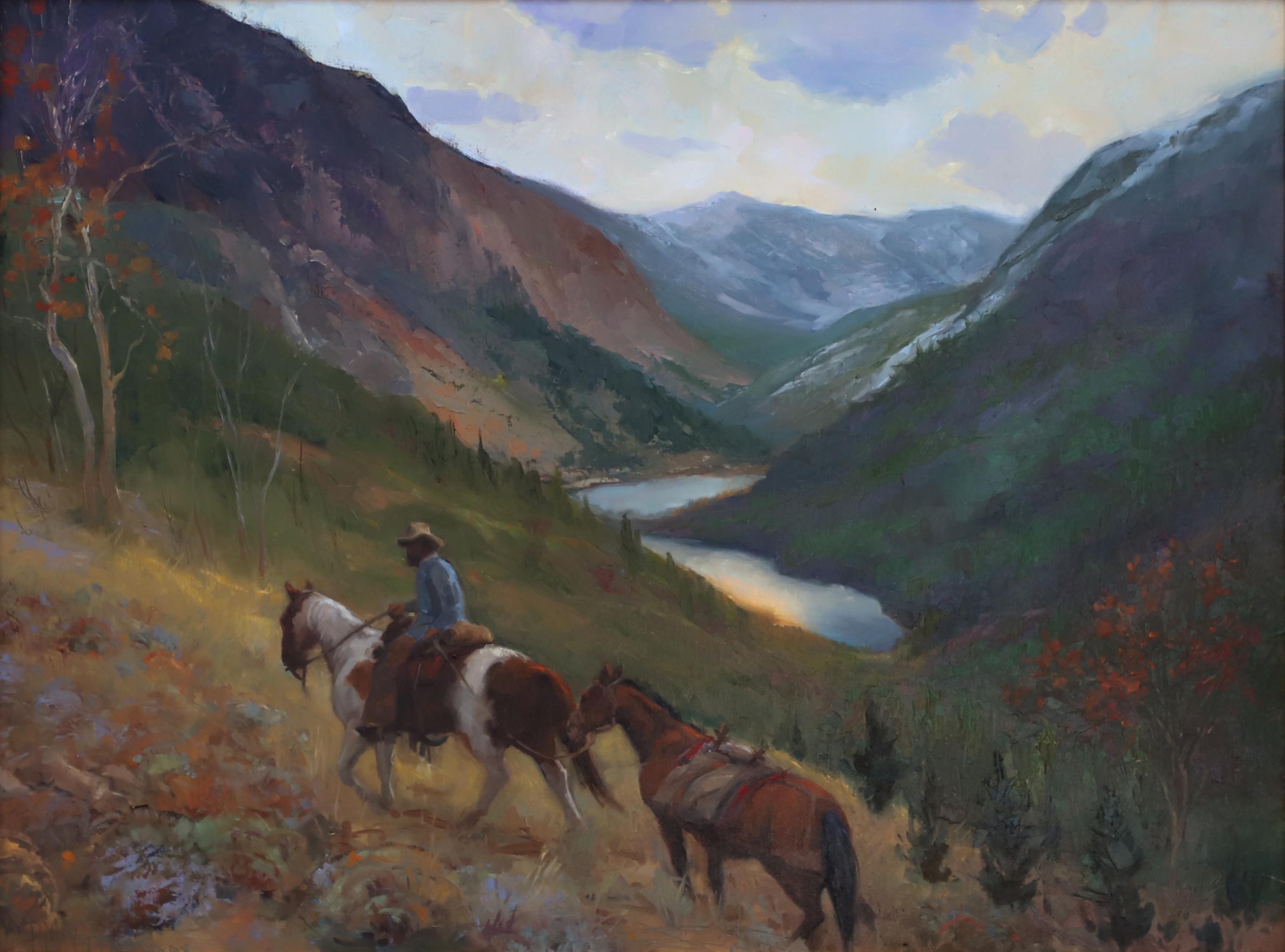 Le conducteur de l'Upcountry - Painting de Patricia McGeeney