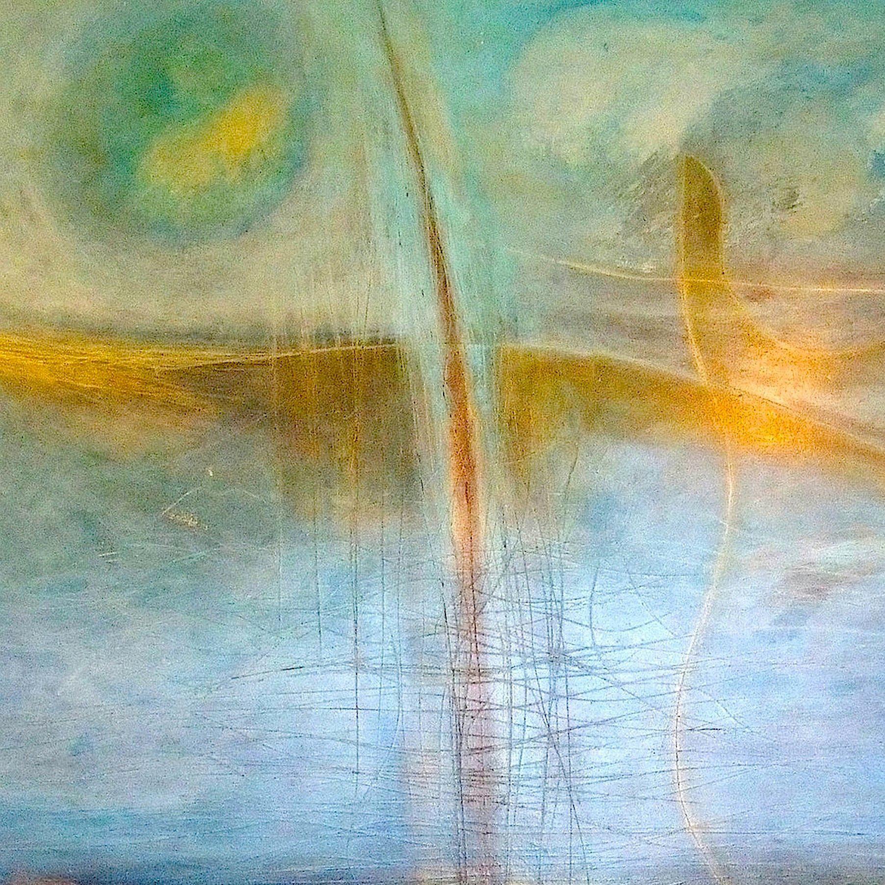 Die aufsteigende Lerche:  Zeitgenössisches abstrakt-expressionistisches Gemälde – Painting von Patricia McParlin