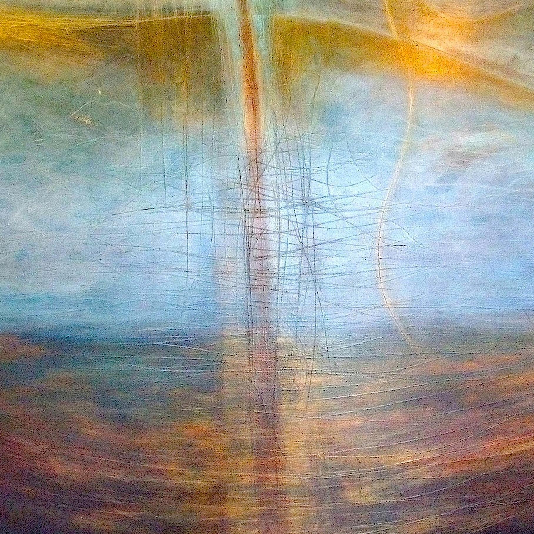 Lark Ascending - Abstract Expressionist Painting by Patricia McParlin
