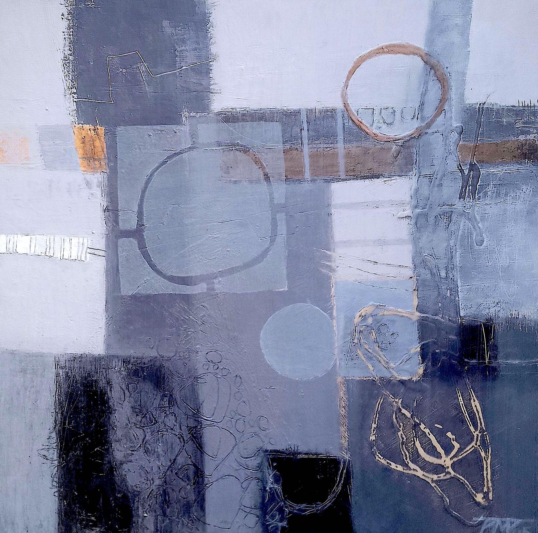 A Space of Stillness . Contemporary Abstract Oil painting