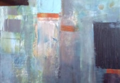 Un cambio de invierno . Pintura expresionista abstracta contemporánea