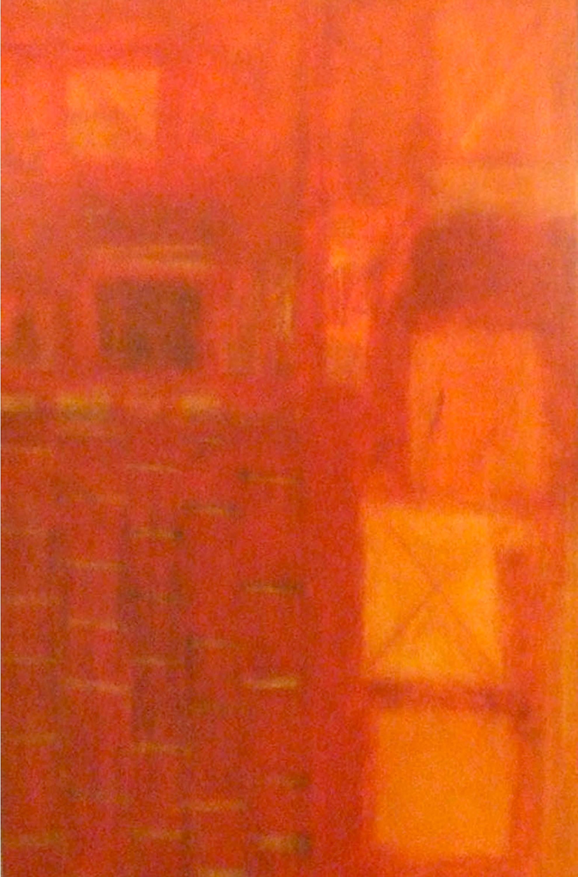 Armoniche. Trittico astratto contemporaneo di grandi dimensioni - Painting Astratto di Patricia McParlin
