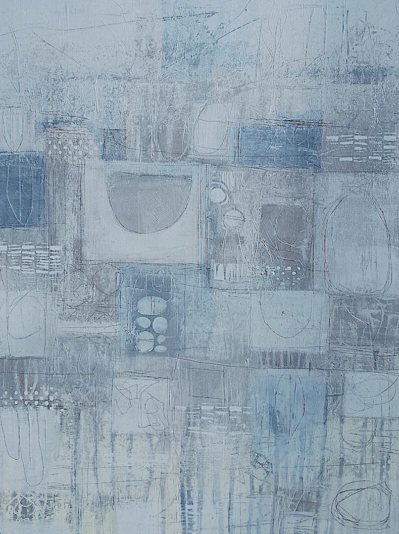 Abstract Painting Patricia McParlin - Jardins de printemps :  Peinture abstraite contemporaine
