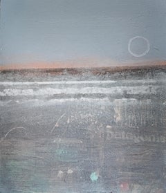 Playa de Winter III.     Pintura expresionista abstracta contemporánea