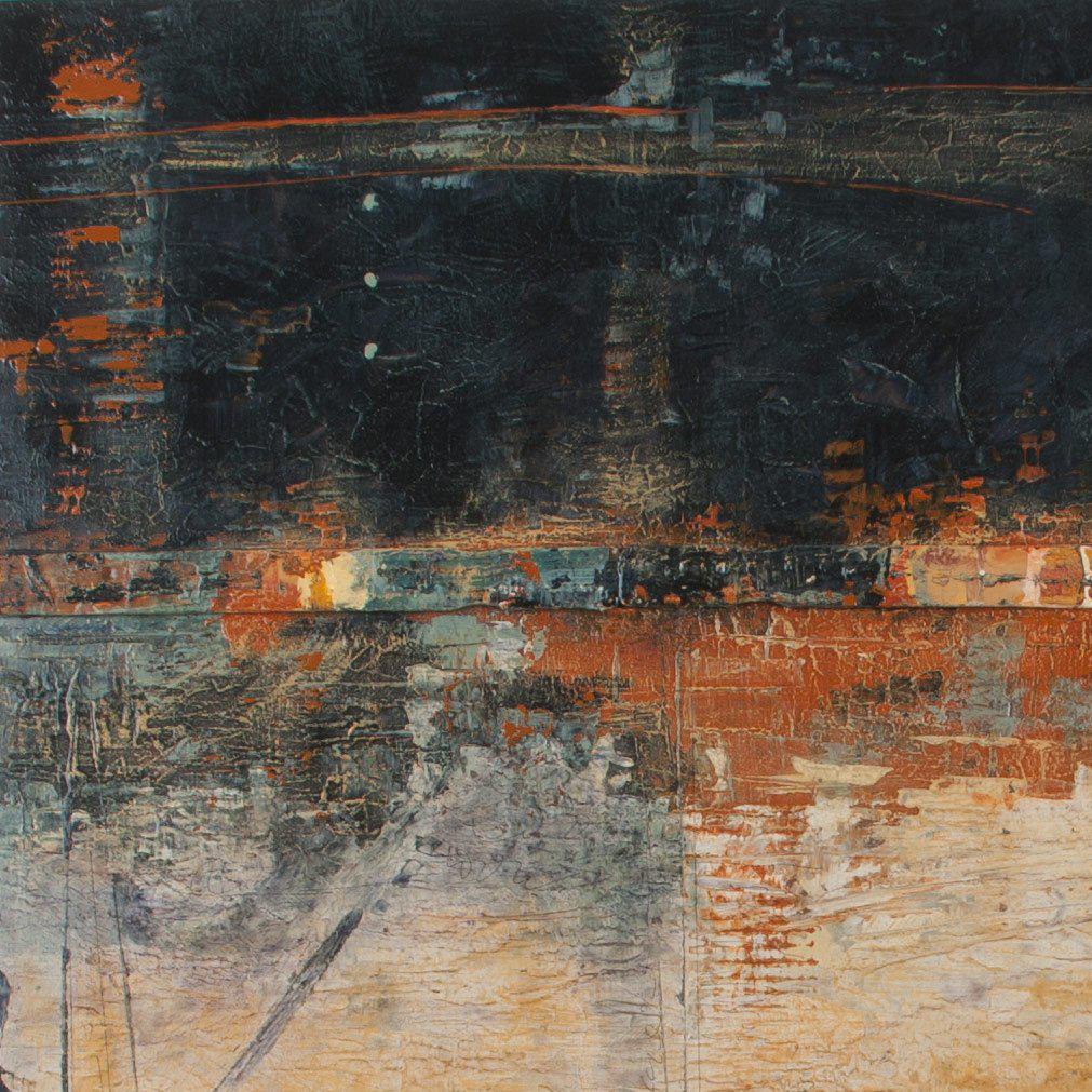 Play Misty - Jouer avec l'ennui - Abstrait Mixed Media Art par Patricia Oblack
