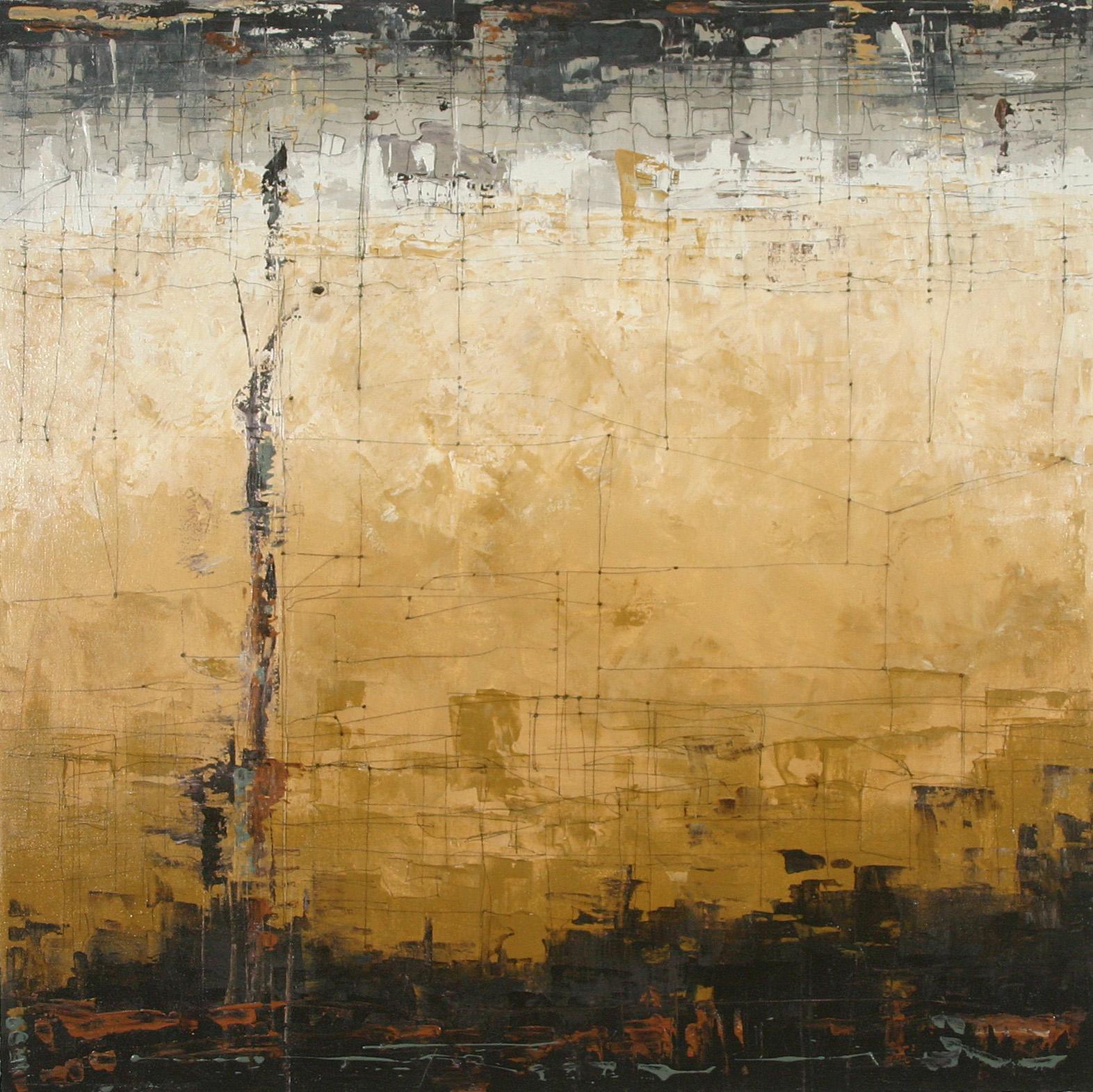 Schema solitario, Pittura astratta - Mixed Media Art di Patricia Oblack