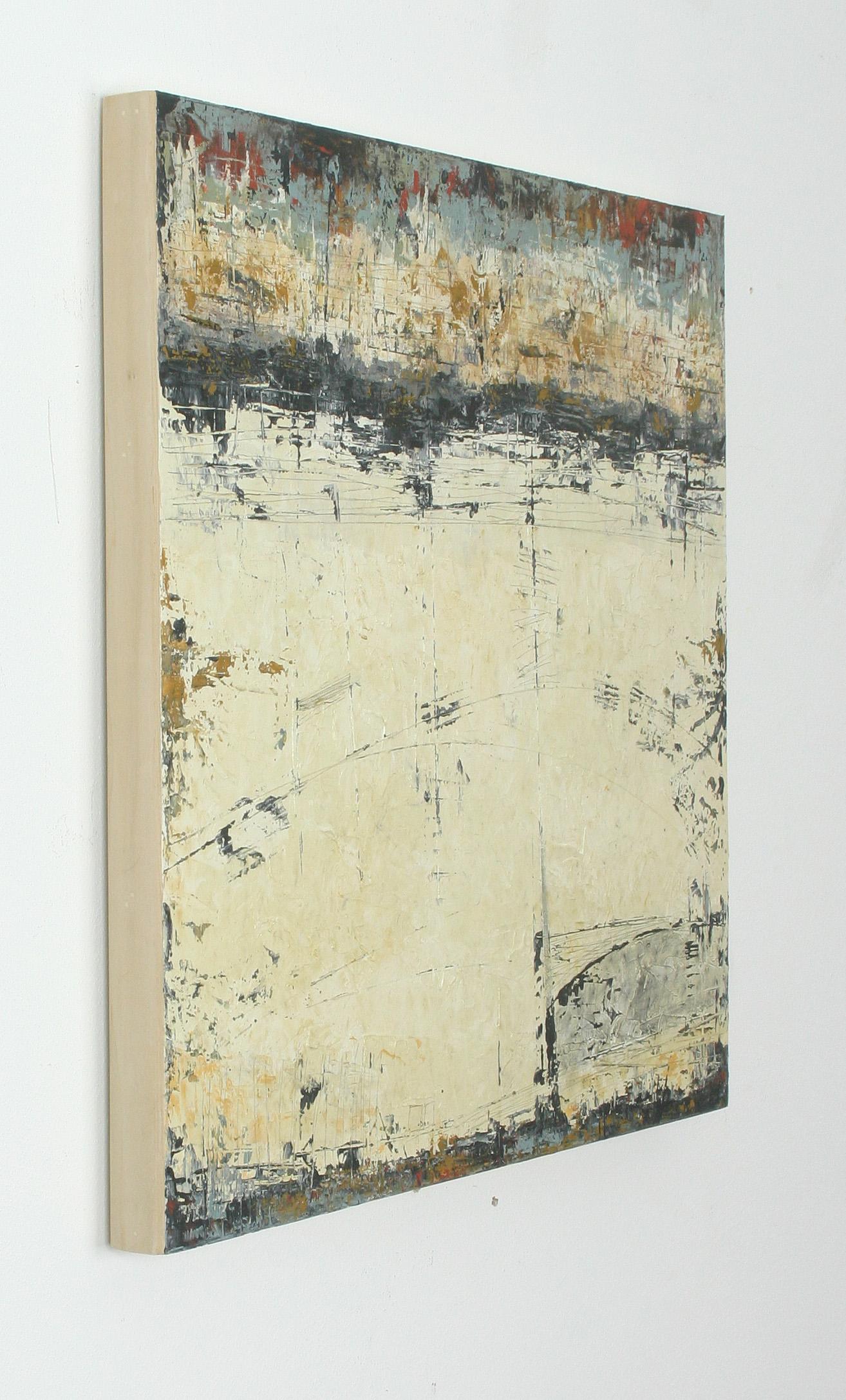 <p>Artist Comments<br />Part of Patricia's signature series of modern abstract paintings, in which she blends colors and builds texture directly on the surface of the piece. 