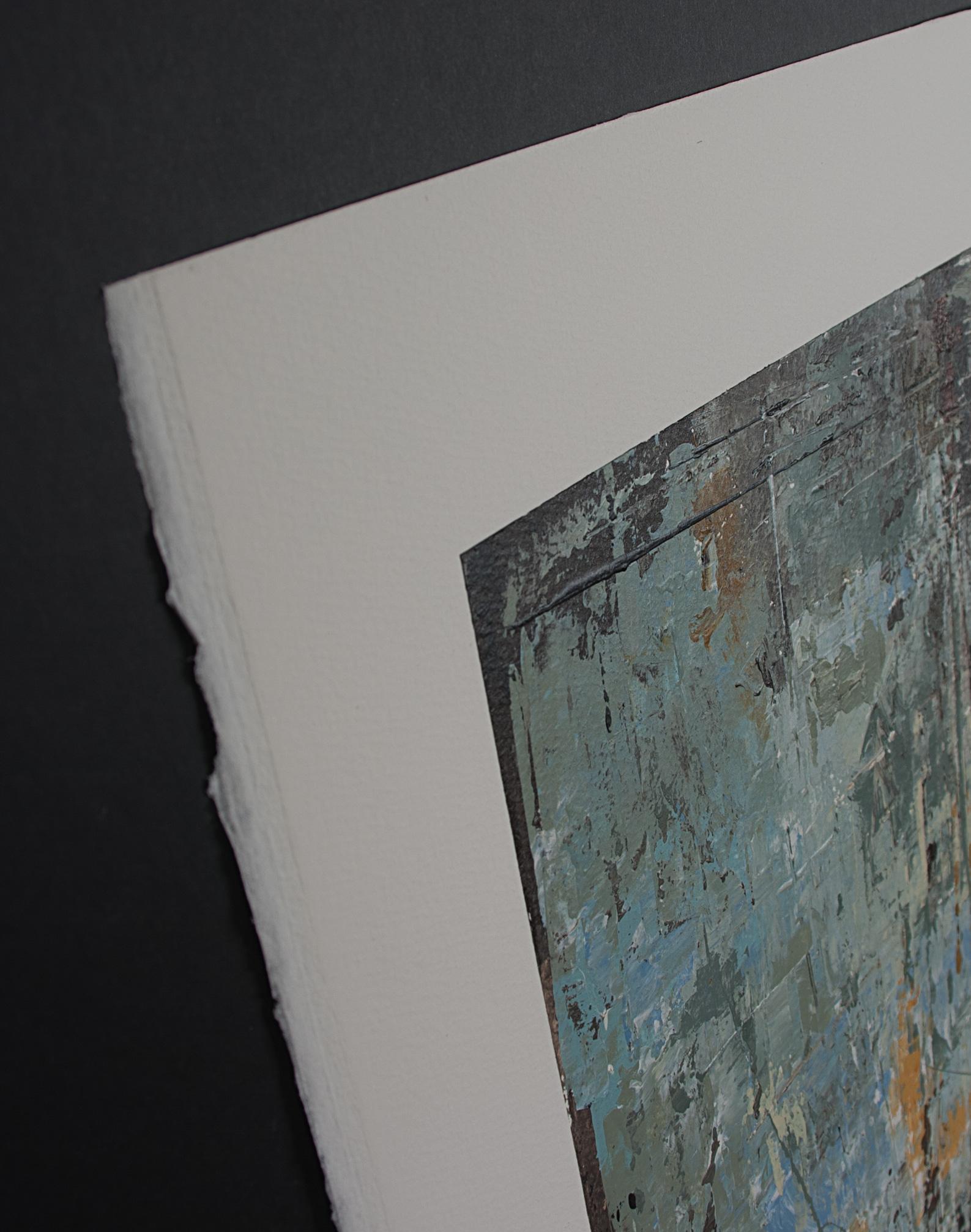 Großstadtblau – Painting von Patricia Oblack