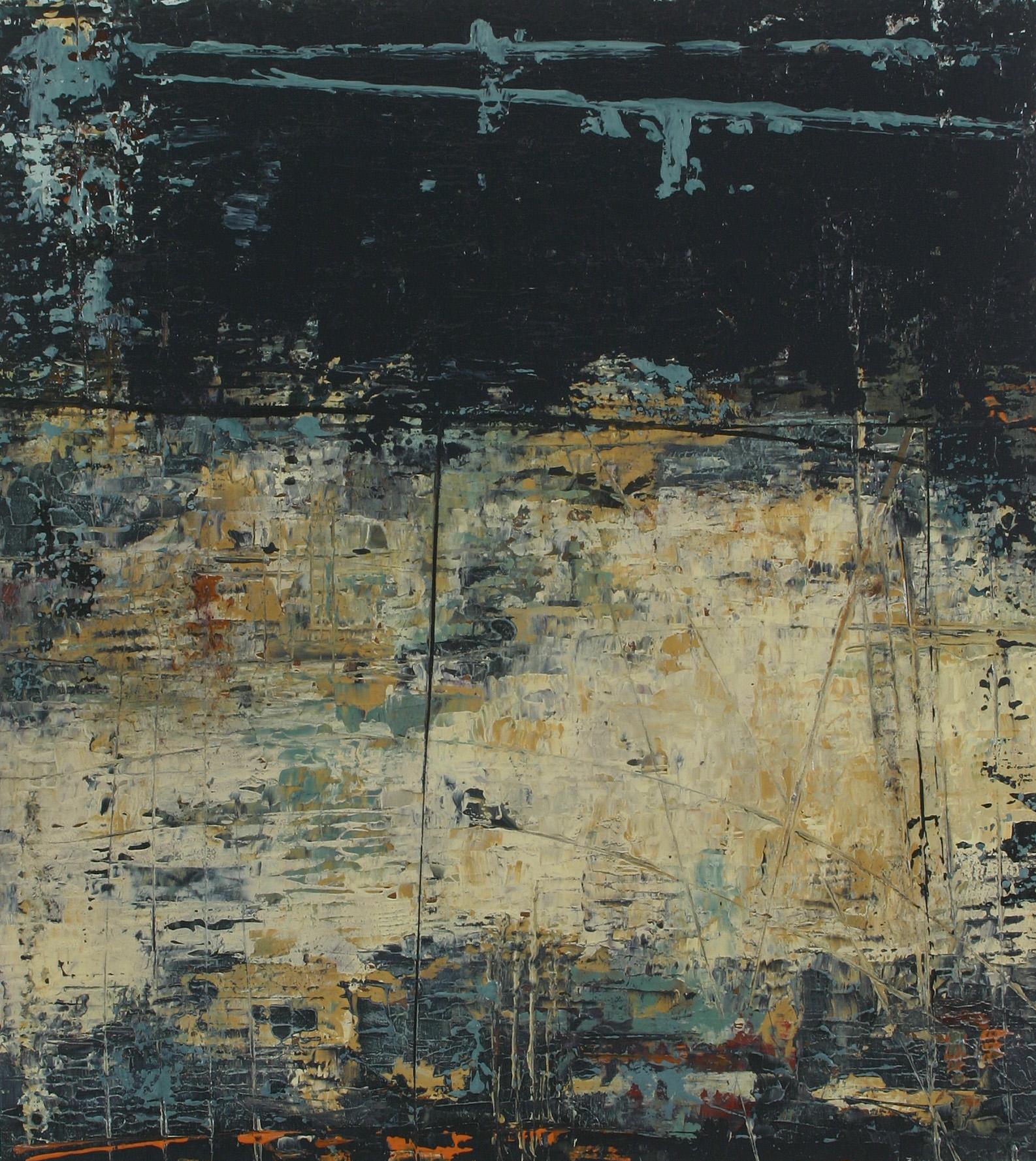 Patricia Oblack Abstract Painting - Vanish into the Mist - Winston Series