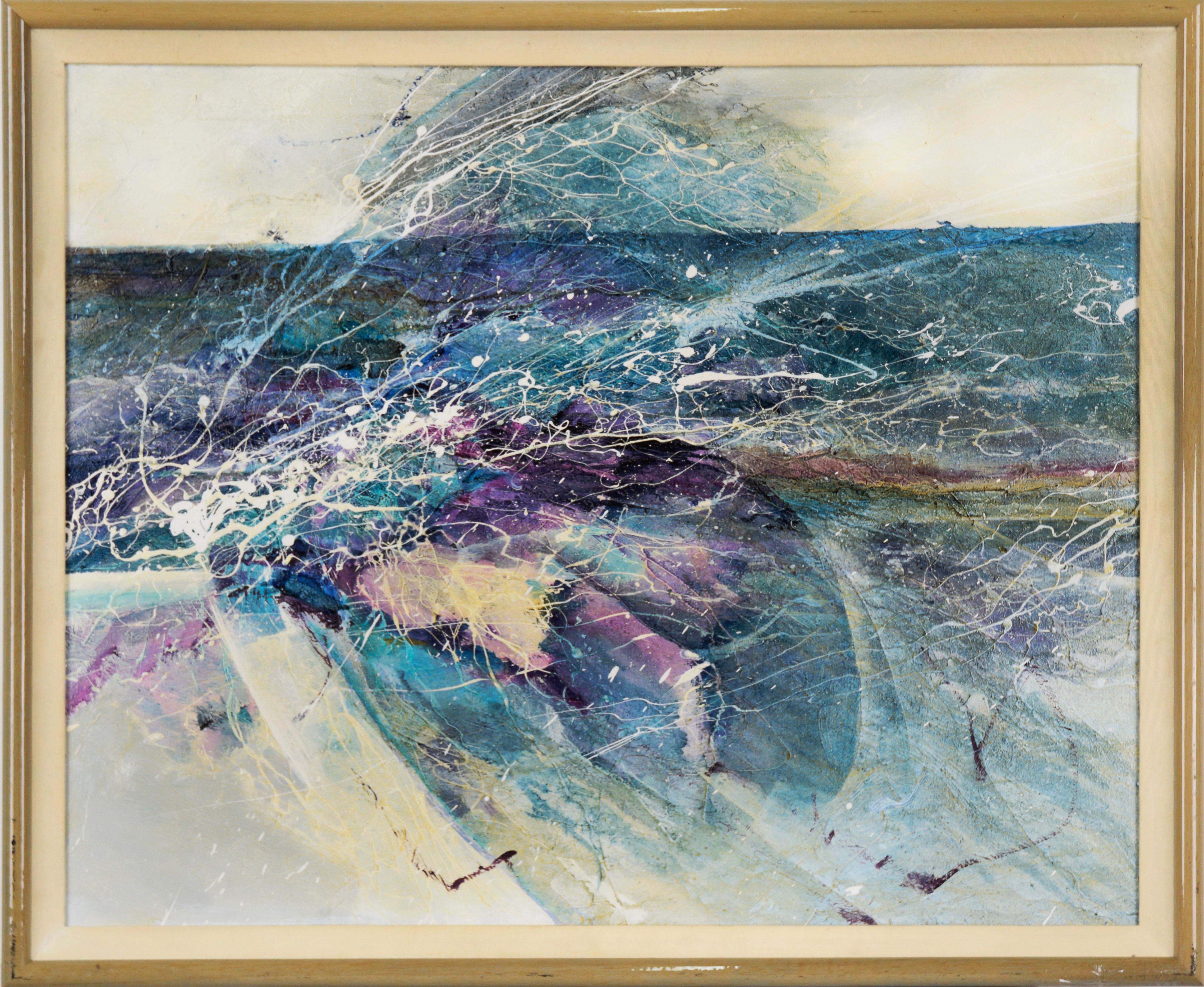 Patricia Selin Abstract Painting - "La Belle" - Oil and Acrylic on Canvas