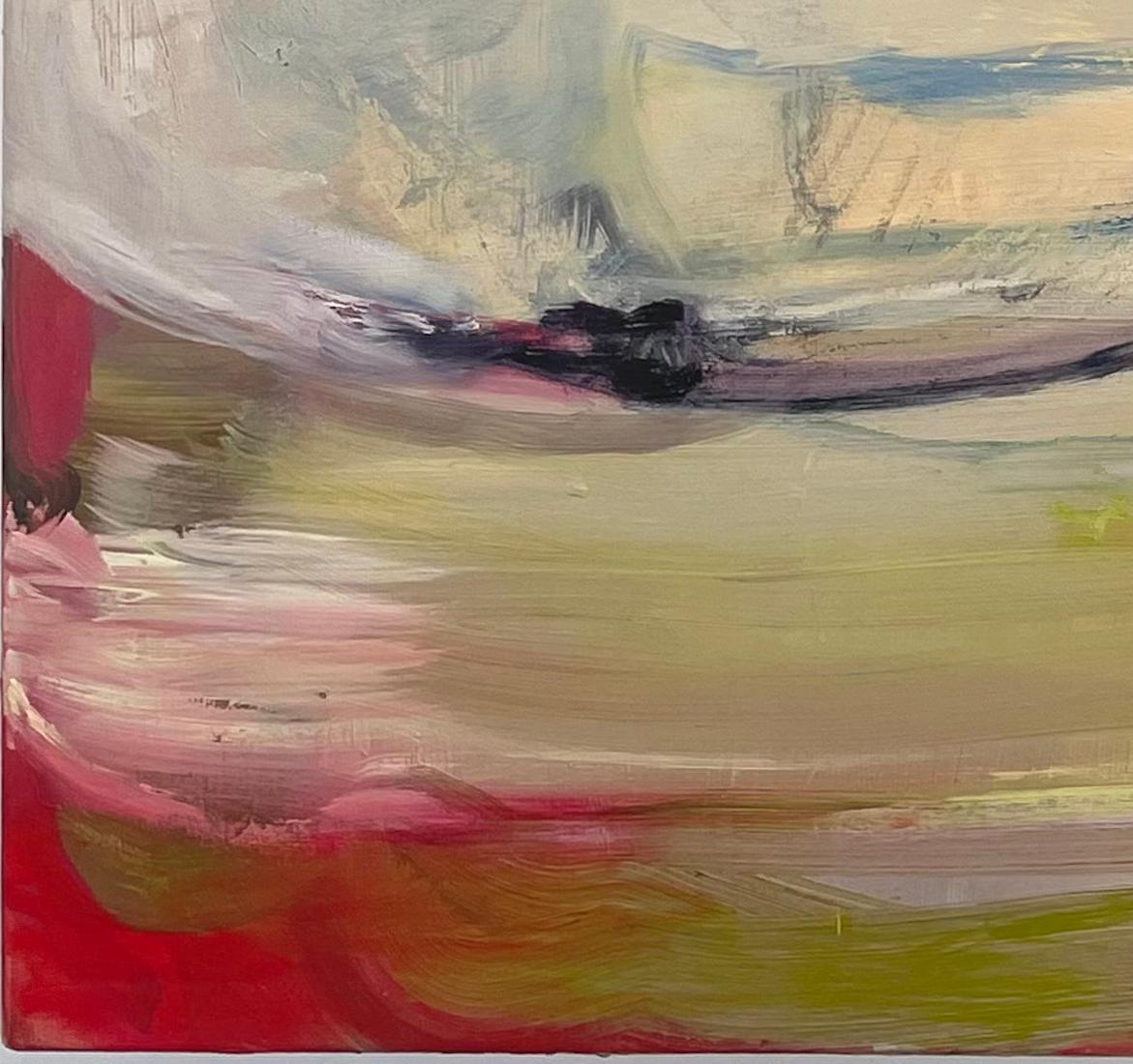 Preserver, pittura ad olio astratta con forme organiche e pennellate audaci in vendita 5