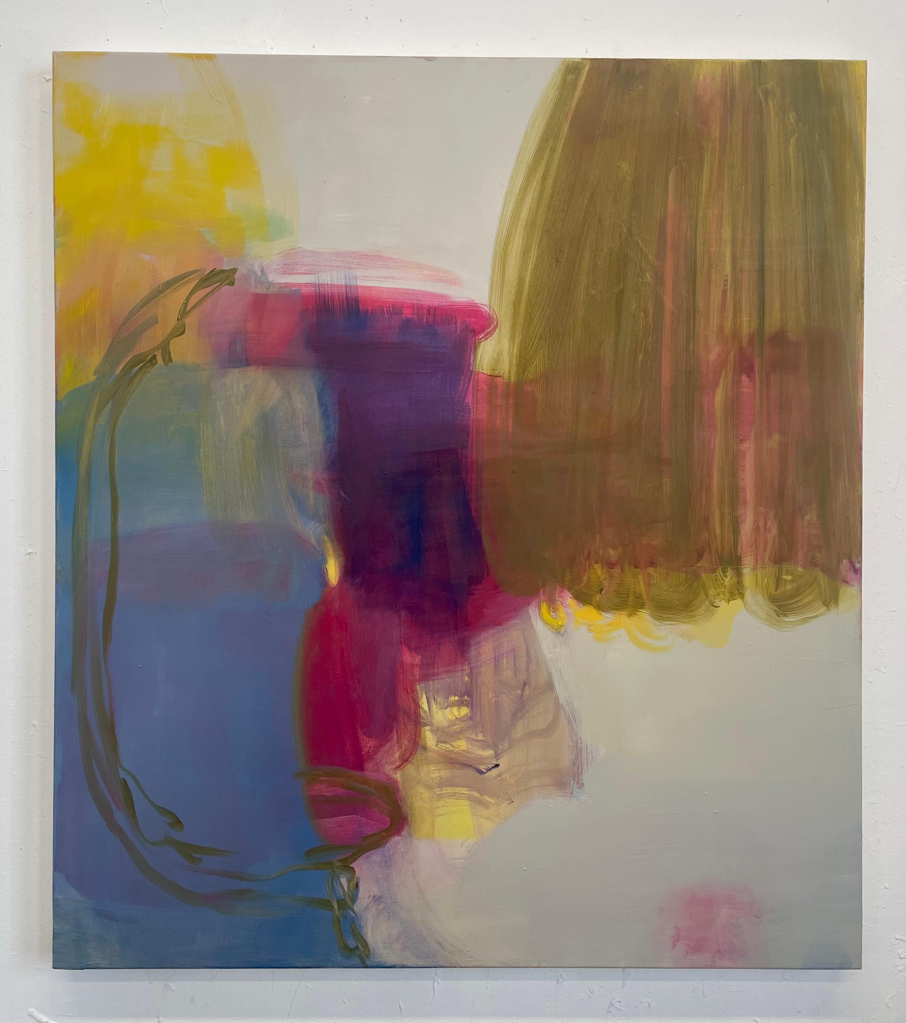Abstract Painting de Patricia Spergel - Pintura Exprimida y Abstracta con Exuberantes Capas de Color y Luz
