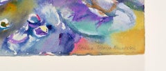 'Poppies/Slice' original watercolor signed by Patricia Tobacco Forrester