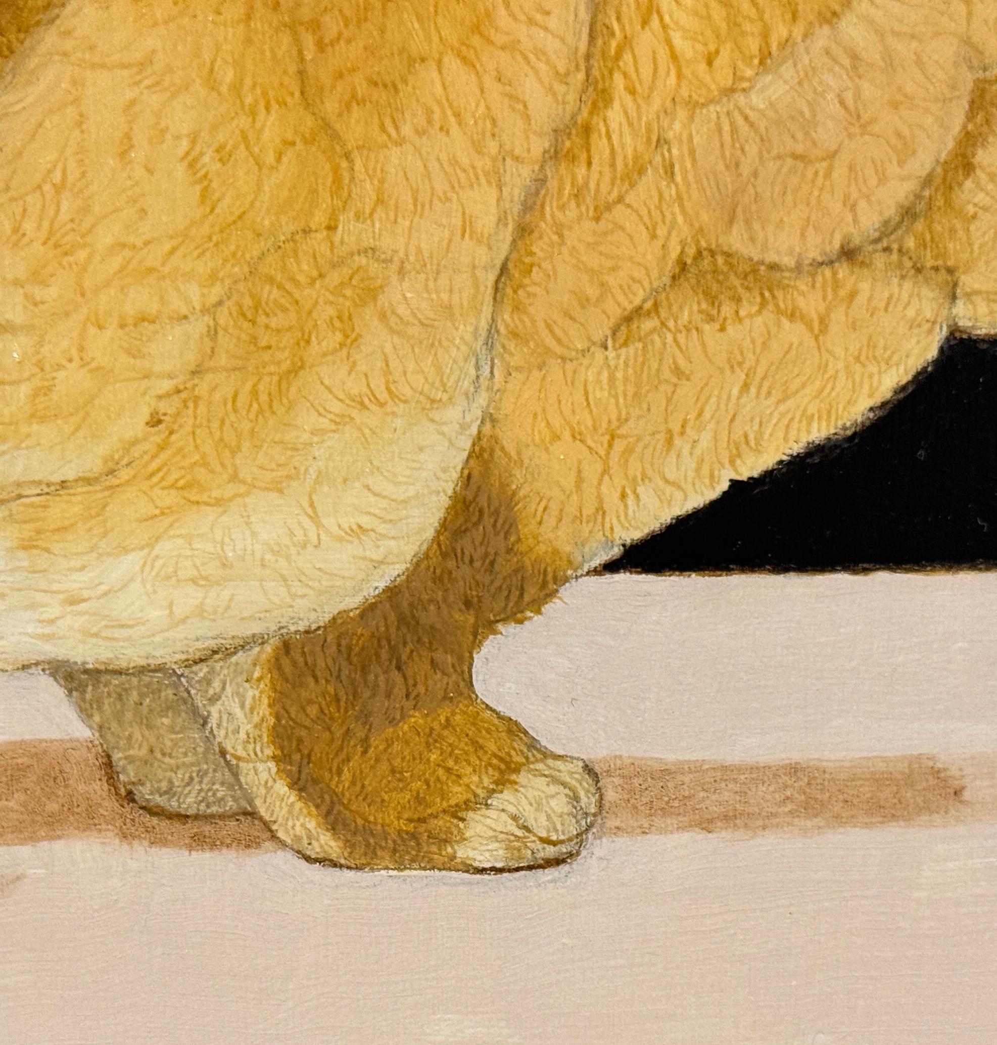 A REX RABBIT - Hyper Realism / Domestic Animal Painting / Fur / Bunny im Angebot 4