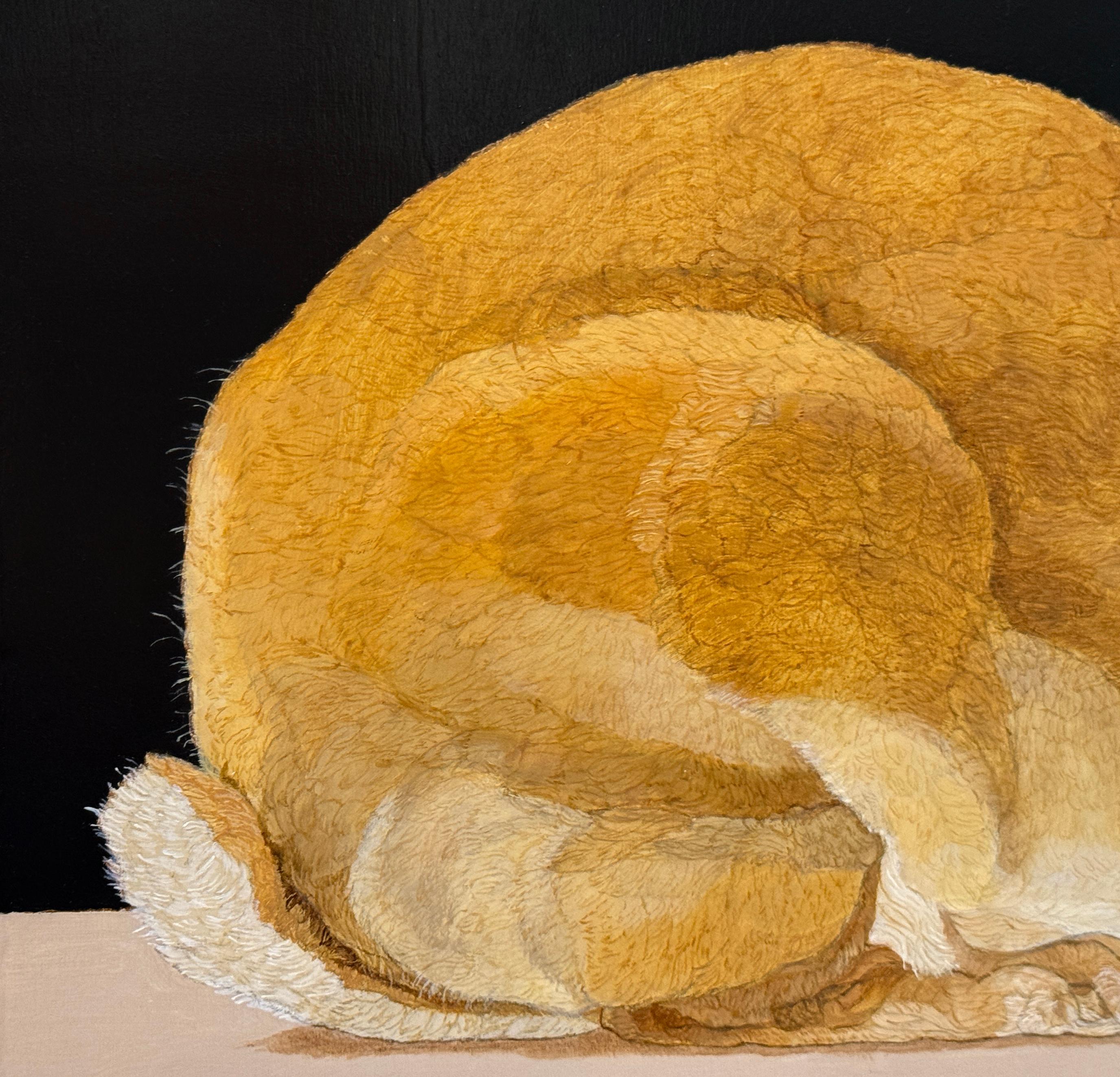 A REX RABBIT - Hyper Realism / Domestic Animal Painting / Fur / Bunny im Angebot 6