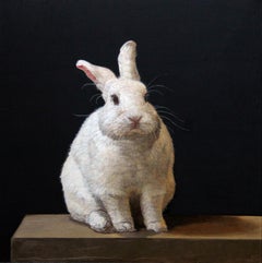 Hybrid Rabbit, Contemporary Realist Painting, Figurative, Animals, Oil 