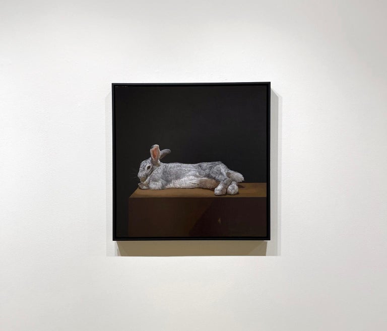 Patricia Traub - STRETCHED OUT CHINCHILLA RABBIT, academic realism ...