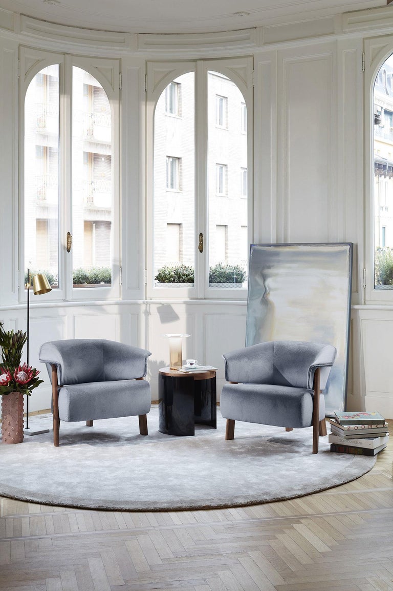 Patricia Urquiola 'Back-Wing Armchair' for Cassina, Italy in blue