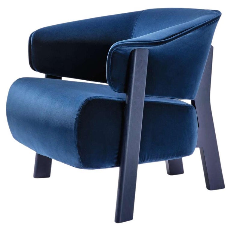 Patricia Urquiola 'Back-Wing Armchair' for Cassina, Italy in blue