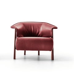 Patricia Urquiola ''Back-Wing Armchair'', Wood, Schiuma e Pelle by Cassina