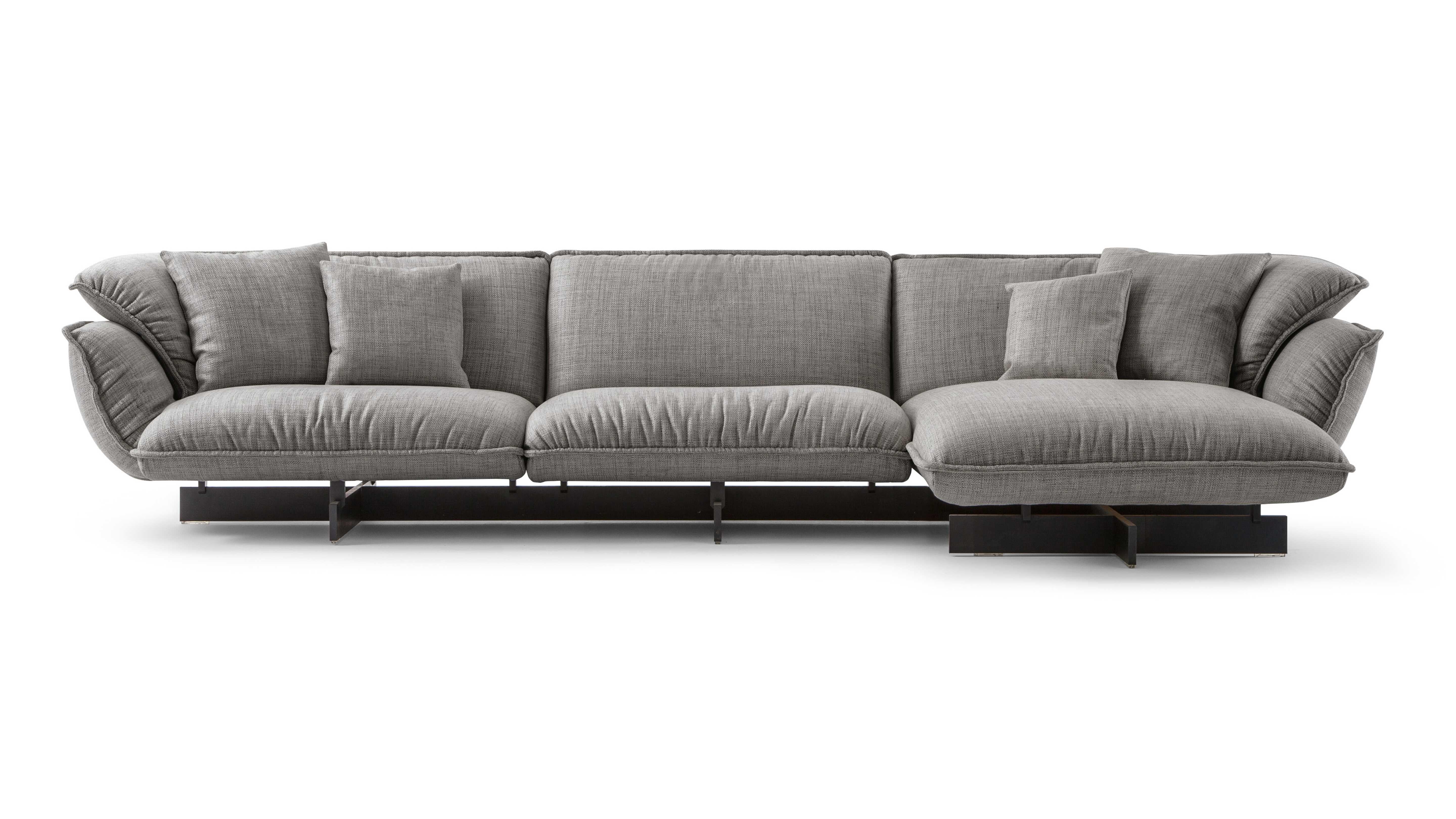 Patricia Urquiola Beam Sofa System For Cassina

An innovative upholstered seating system, supported by a beam that allows sectional elements to be combined into custom arrangements, with a flair for relaxation and functionality in the modern living