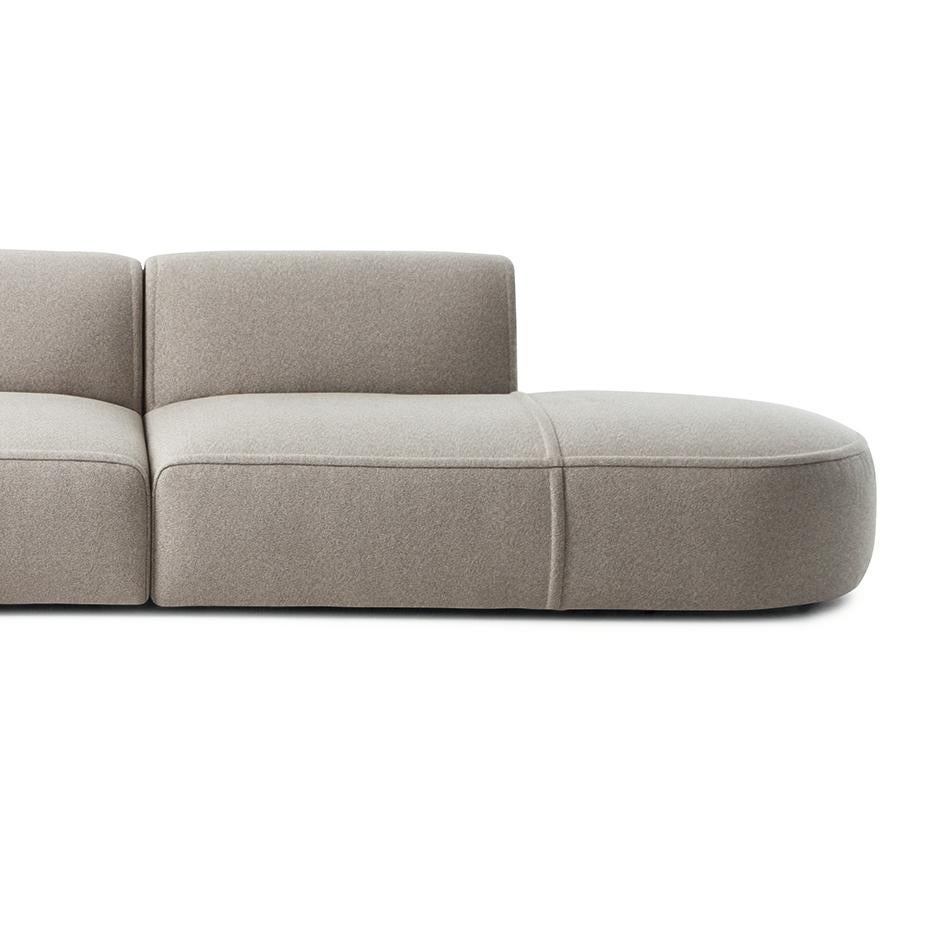 Mid-Century Modern Patricia Urquiola 'Bowy' Sofa, Foam and Fabric by Cassina