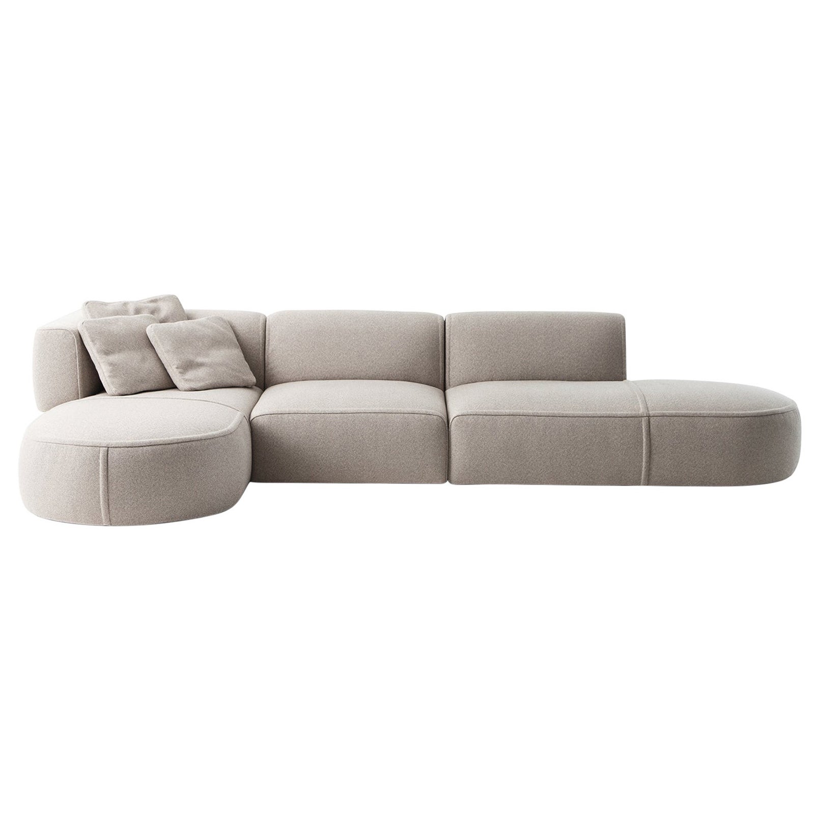 Patricia Urquiola 'Bowy' Sofa, Foam and Fabric by Cassina