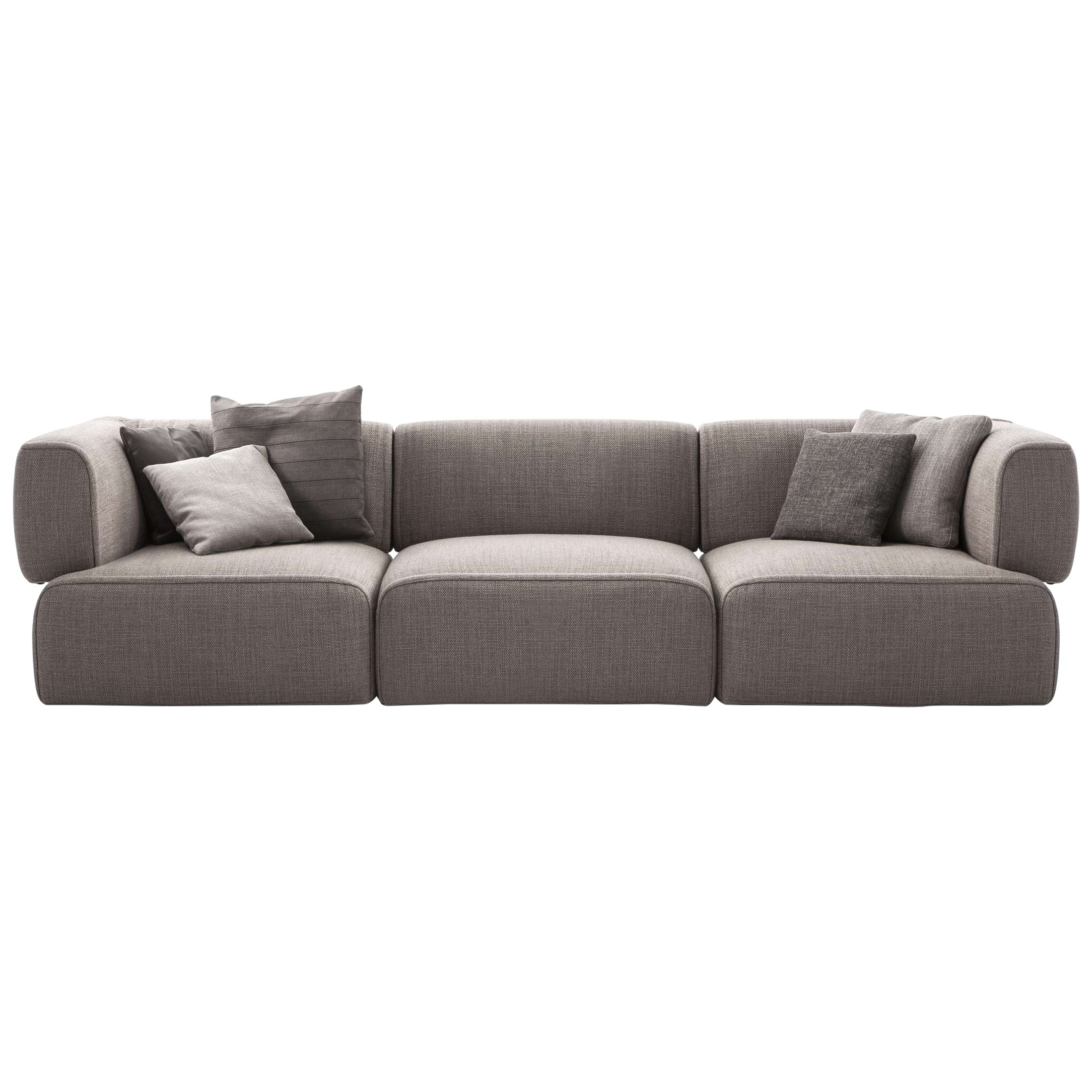 Patricia Urquiola „Bowy“ Sofa in Beige für Cassina, Italien, neu (Moderne der Mitte des Jahrhunderts) im Angebot