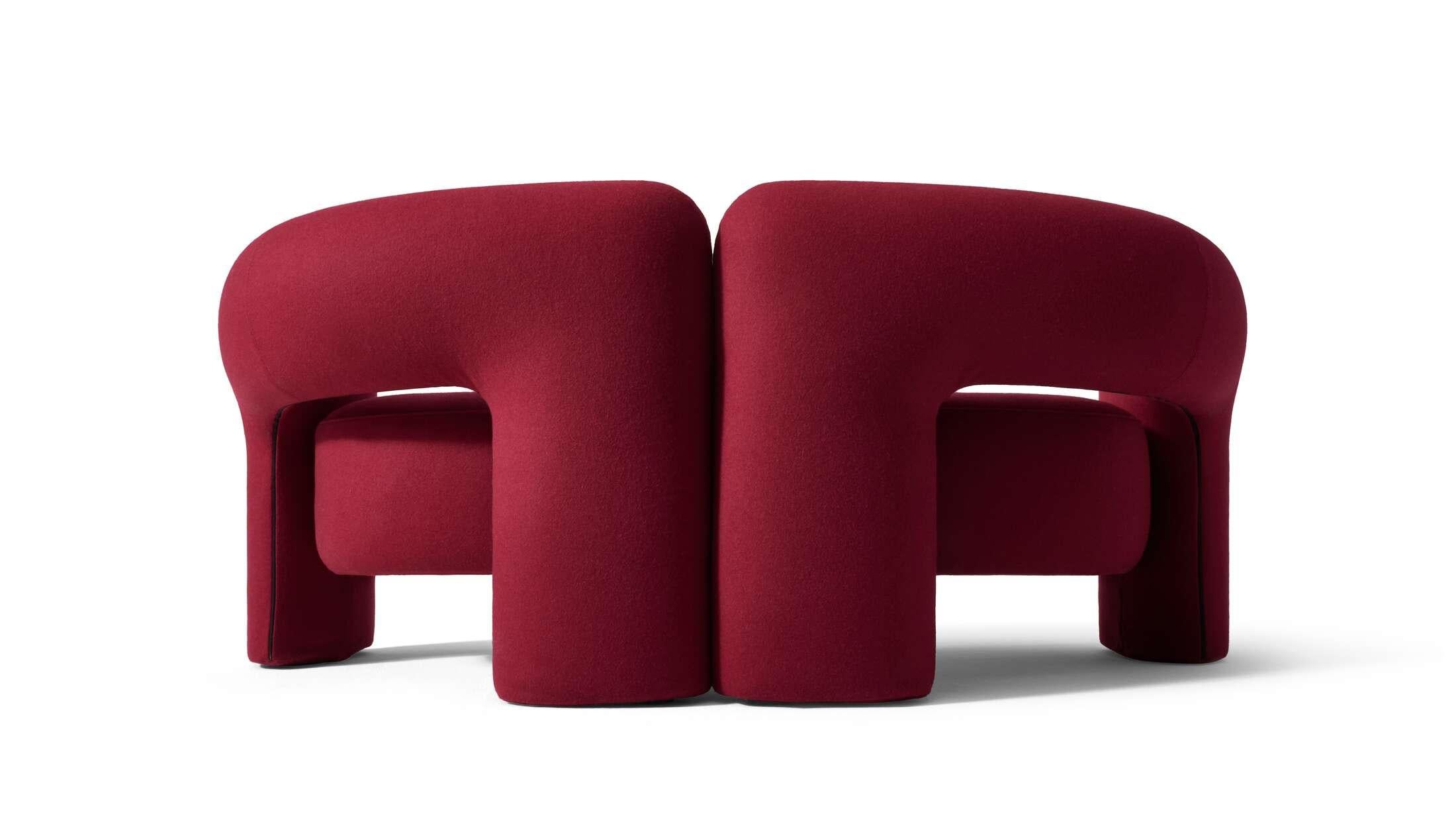 Contemporary Patricia Urquiola Dudet Sofa and Two Armchairs Set by Cassina For Sale