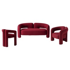 Patricia Urquiola Dudet Sofa and Two Armchairs Set by Cassina