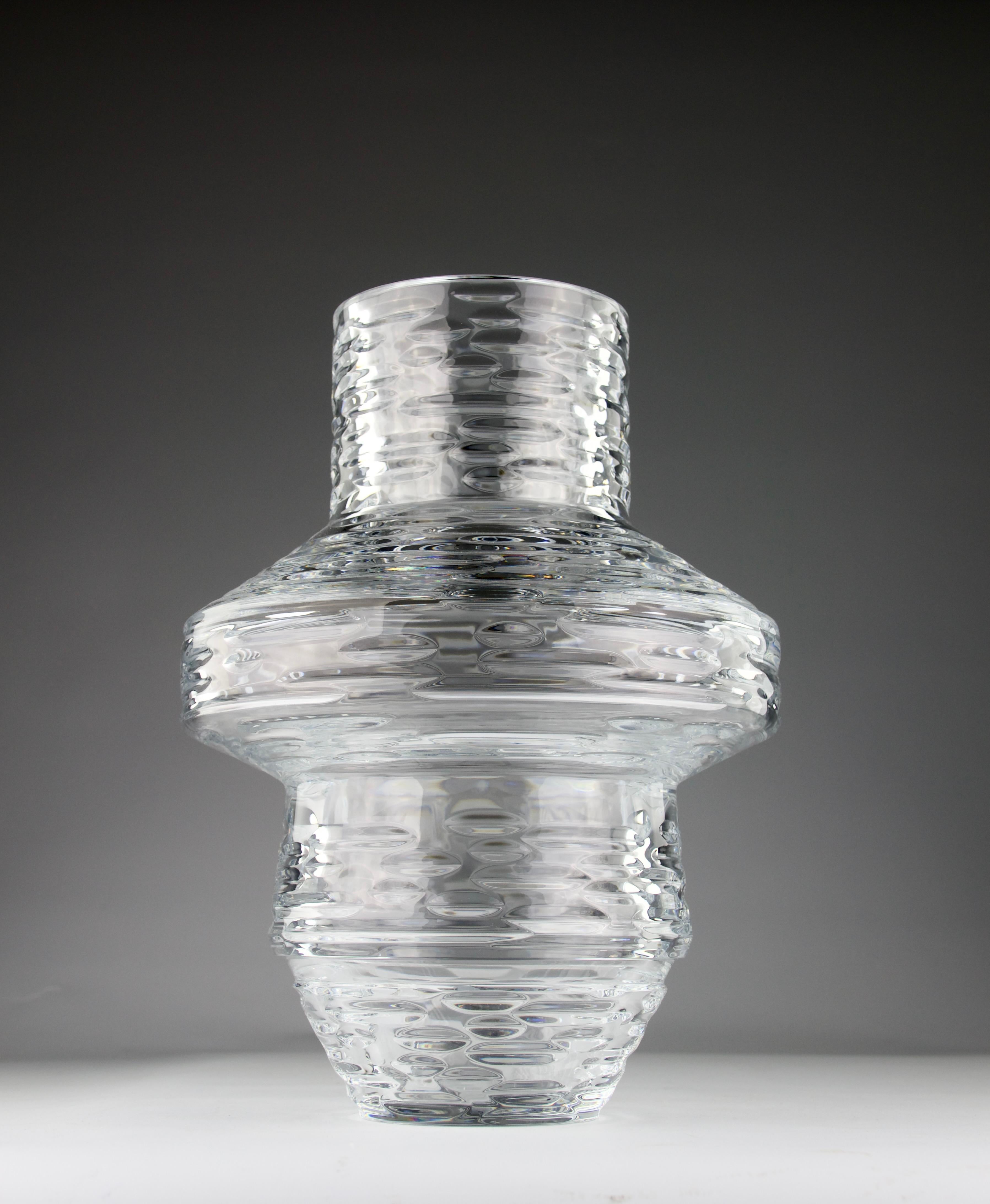 Superb crystal vase designed by Patricia Urquiola for the Baccarat manufacture. Signed by the designer and manufacture. Numbered 70.

Dimensions in cm ( H x D ) : 32 x 22

Secure shipping.

Since 1764 Baccarat has written the chapters of its