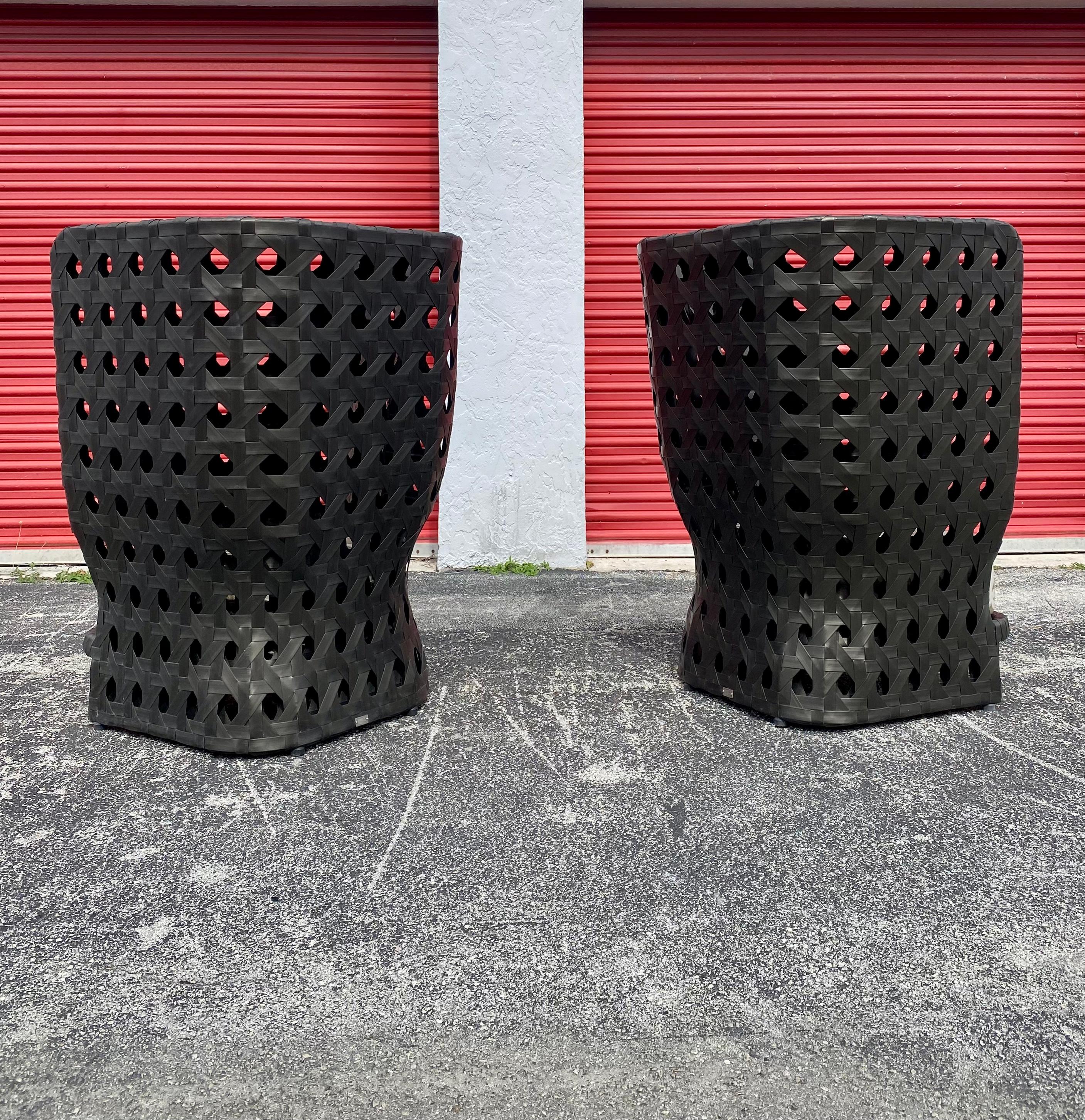 Patricia Urquiola for B&B Italia Canasta Chairs, Set of 2 3