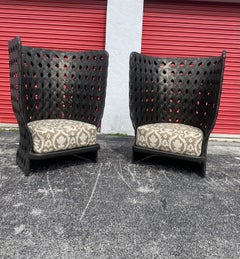 Patricia Urquiola for B&B Italia Canasta Chairs, Set of 2