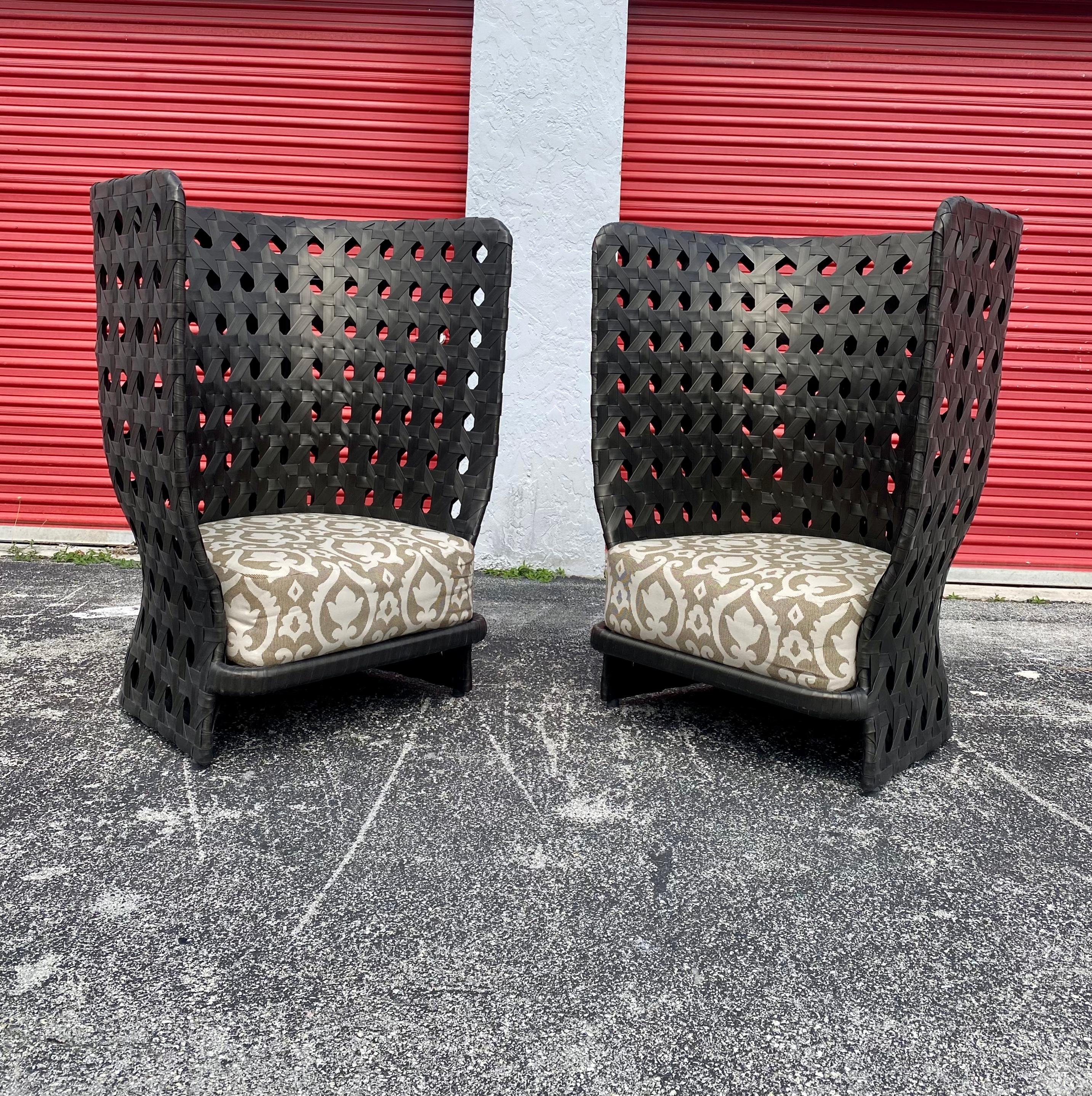 Aluminum Patricia Urquiola for B&B Italia Canasta Chairs, Set of 2 For Sale
