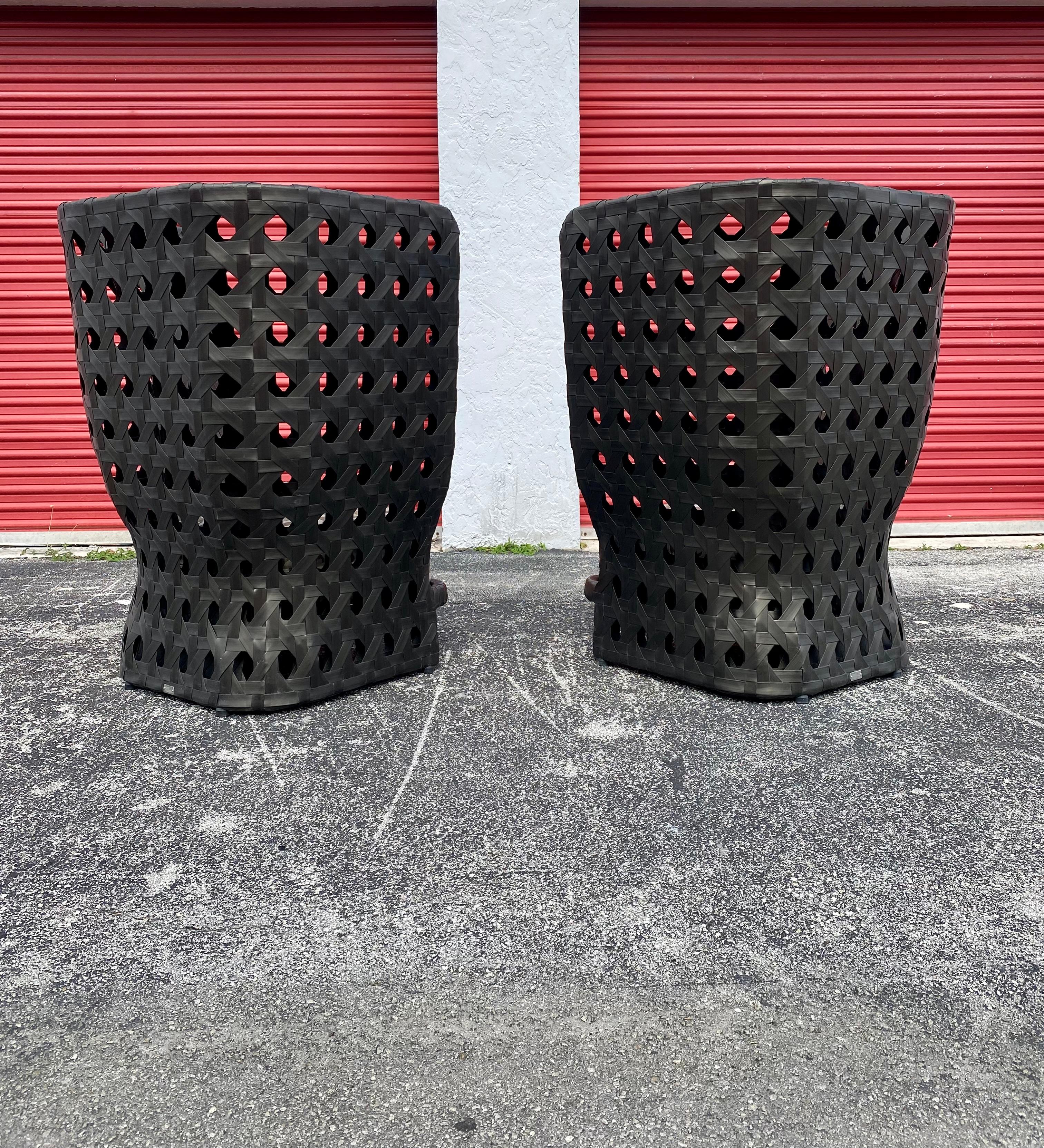 Patricia Urquiola for B&B Italia Canasta Chairs, Set of 2 2