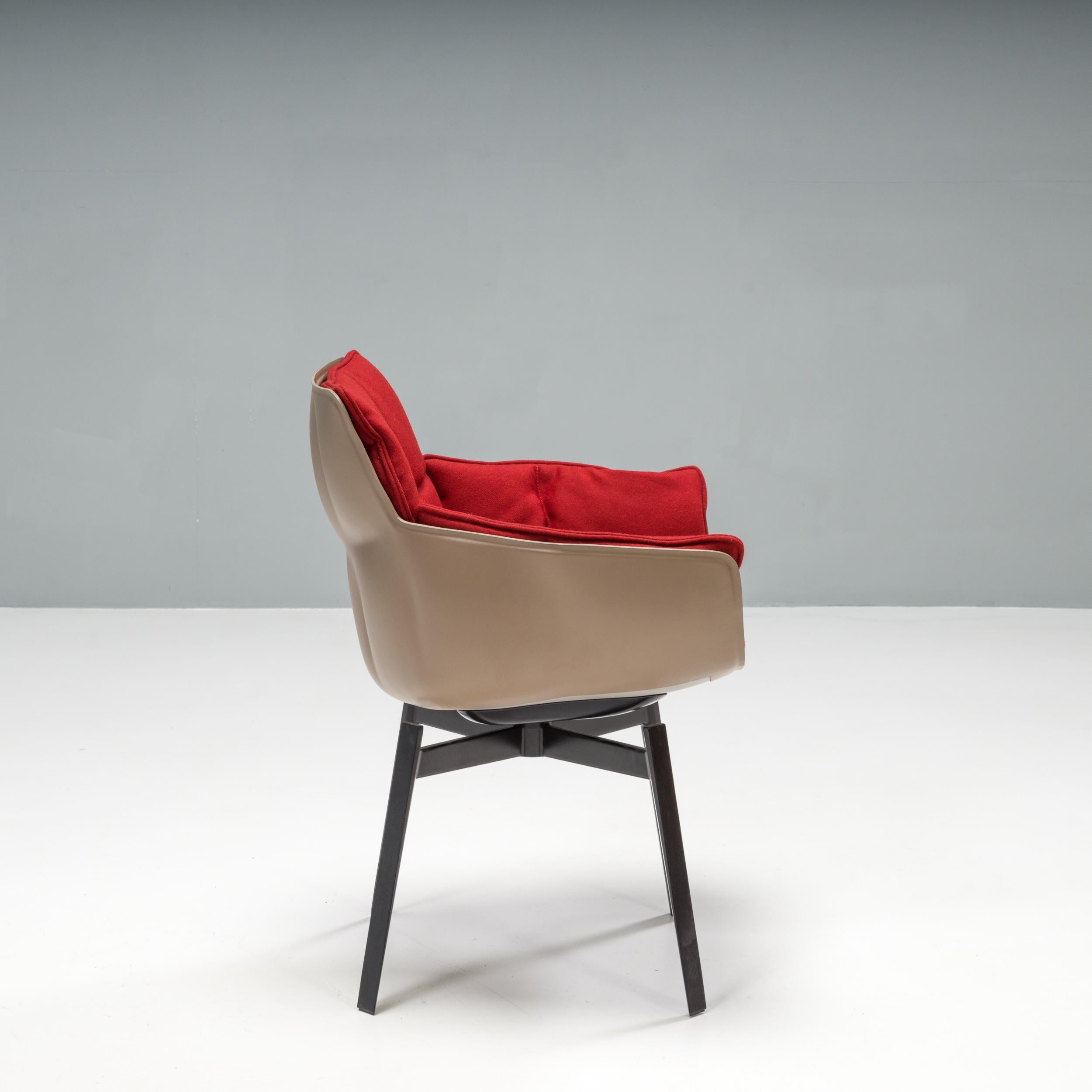 Modern Patricia Urquiola for B&B Italia Red Husk Dining Chair