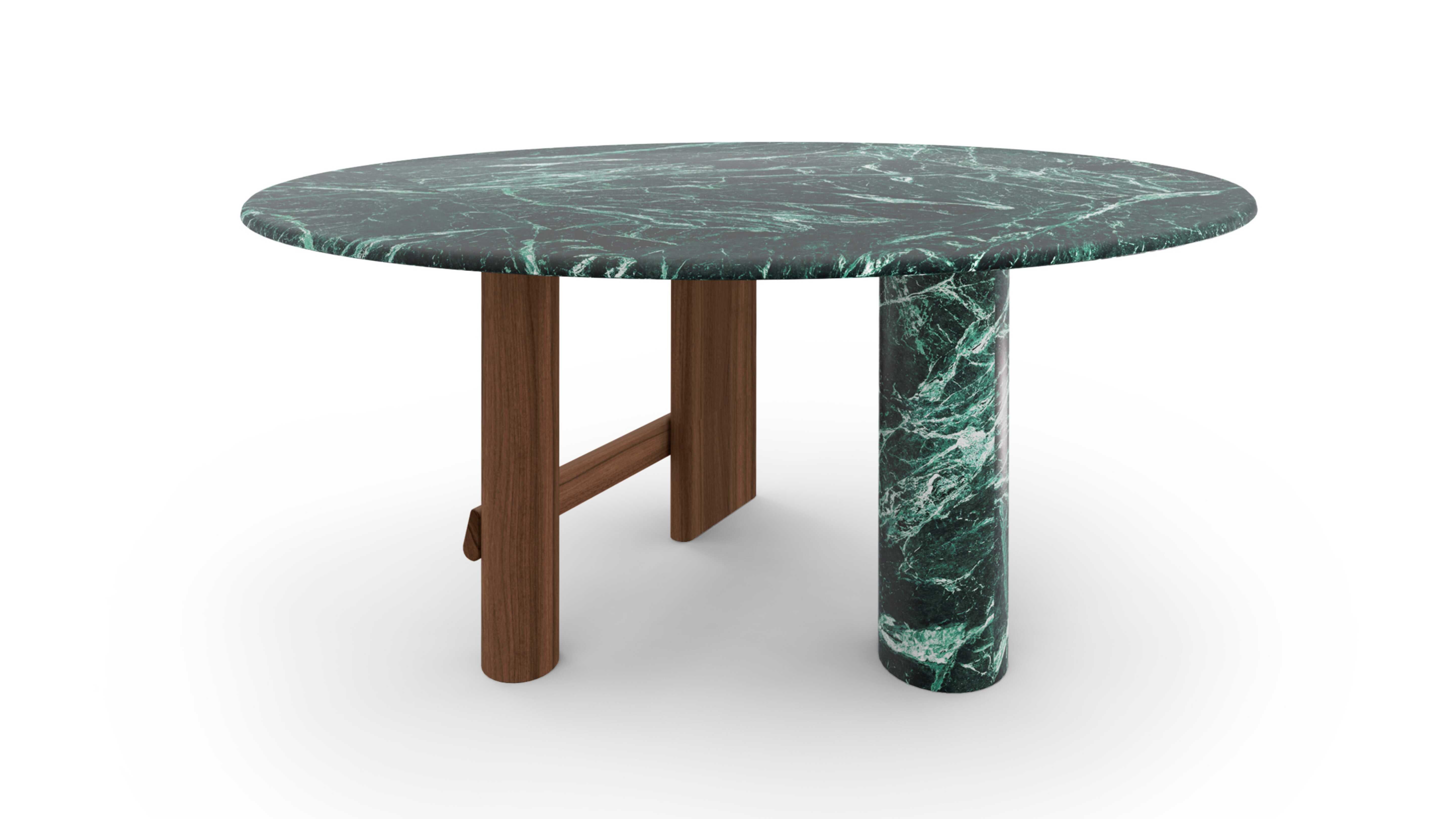 Patricia Urquiola Sengu Table For Cassina

A design dining room table inspired by the ritual reconstruction of Japanese shrines, a contemporary piece that celebrates light-hearted cheer through dialog between different materials.

Solid wood, marble