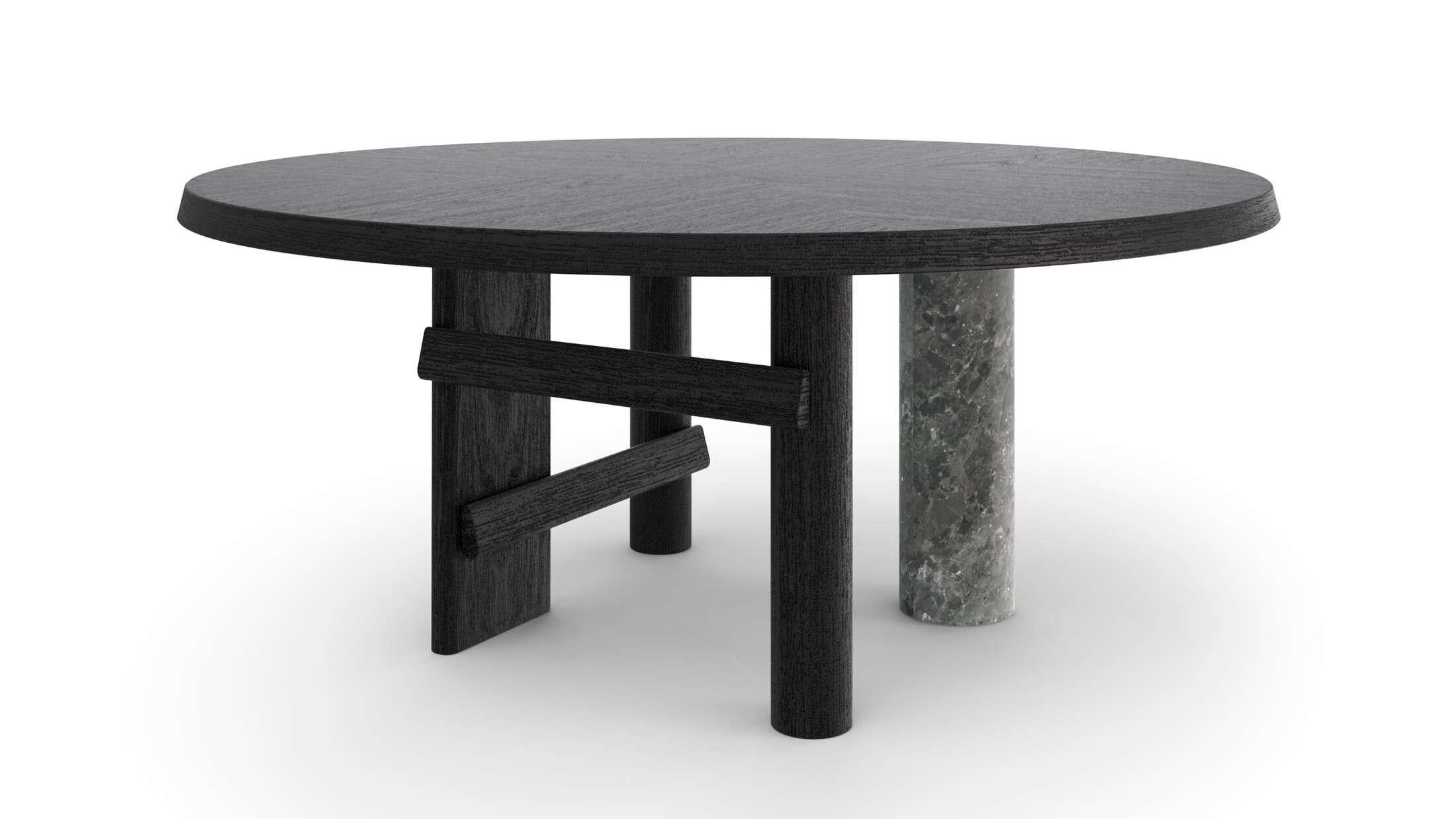 Patricia Urquiola Sengu Table For Cassina

A design dining room table inspired by the ritual reconstruction of Japanese shrines, a contemporary piece that celebrates light-hearted cheer through dialog between different materials.

Solid wood, marble
