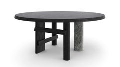 Patricia Urquiola Sengu Dining Table for Cassina, Wood & Marble