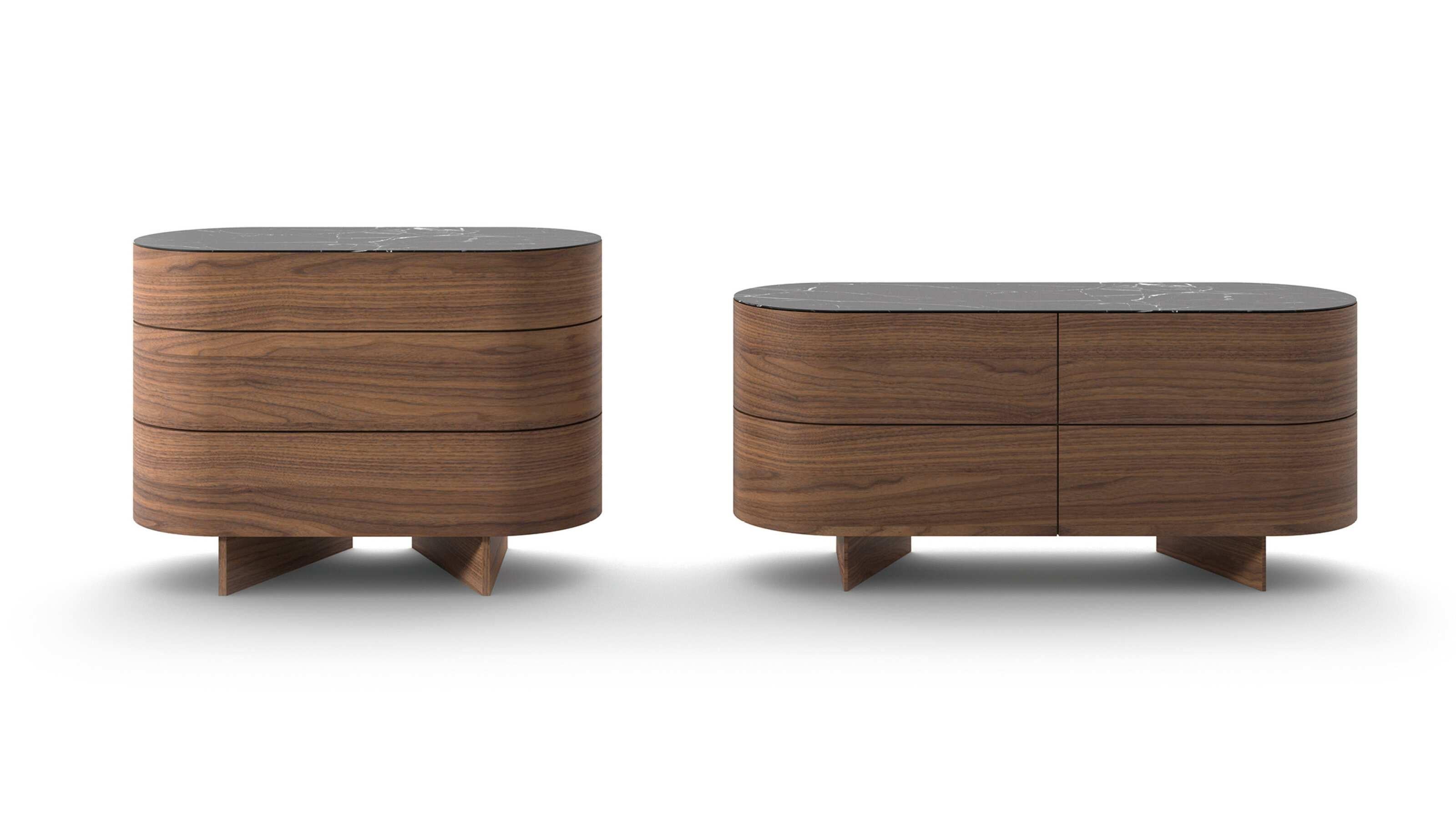 Patricia Urquiola Juego de dos cajoneras Rondos Para Cassina

Diseñada por Patricia Urquiola, Rondos es una cómoda de diseño con contornos suaves y redondeados que se curvan con gracia por los lados, dando un aire informal y muy acogedor al salón y
